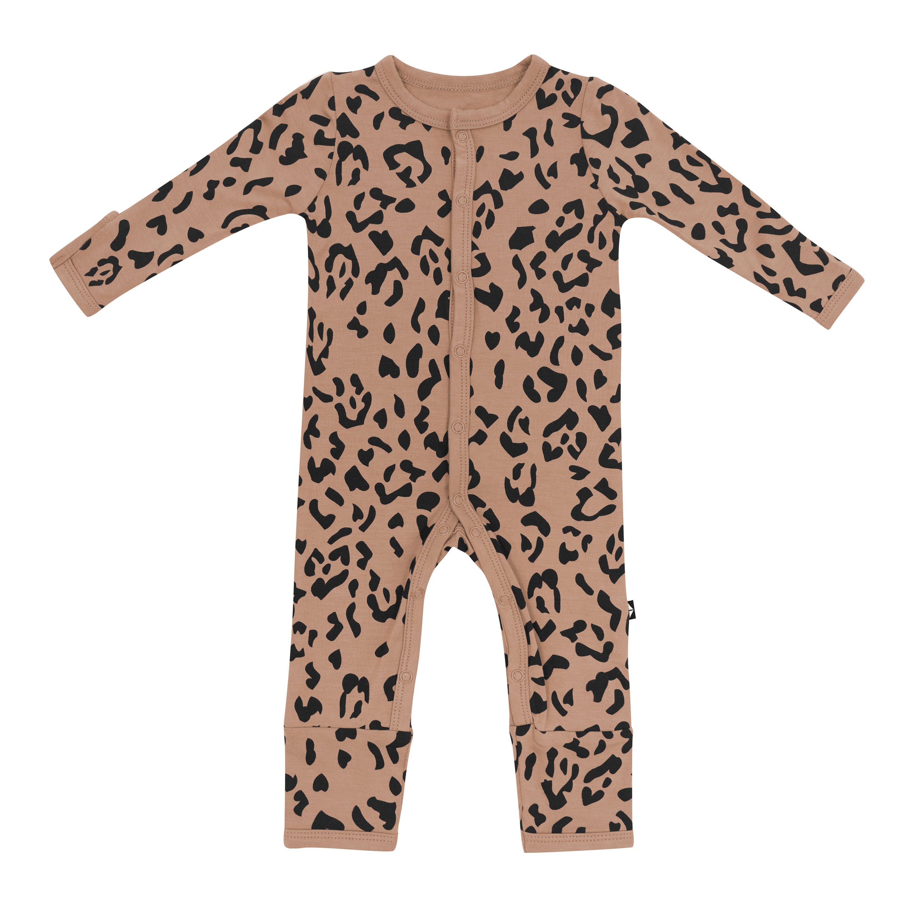 Romper in Latte Leopard - Image 2