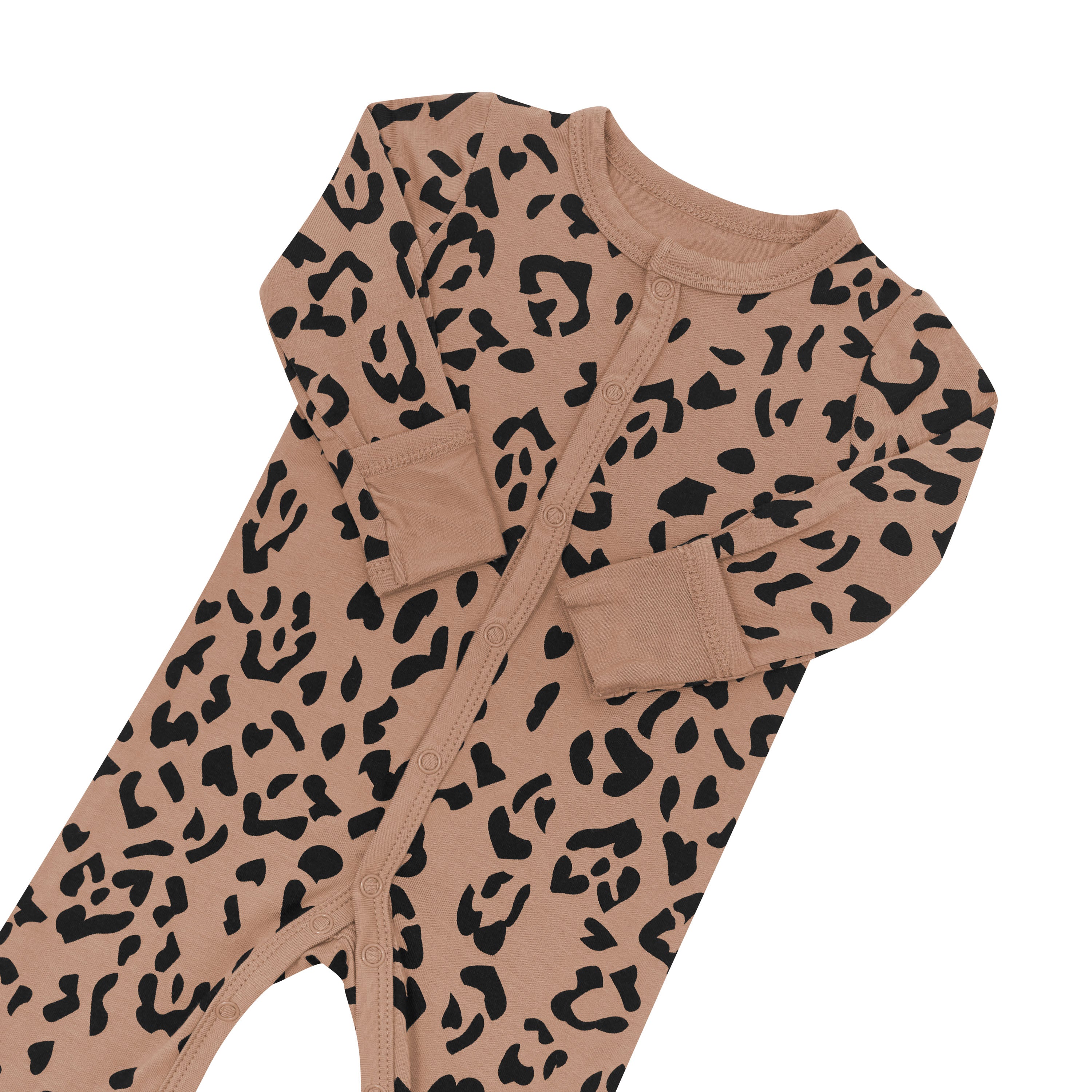 Romper in Latte Leopard - Image 5
