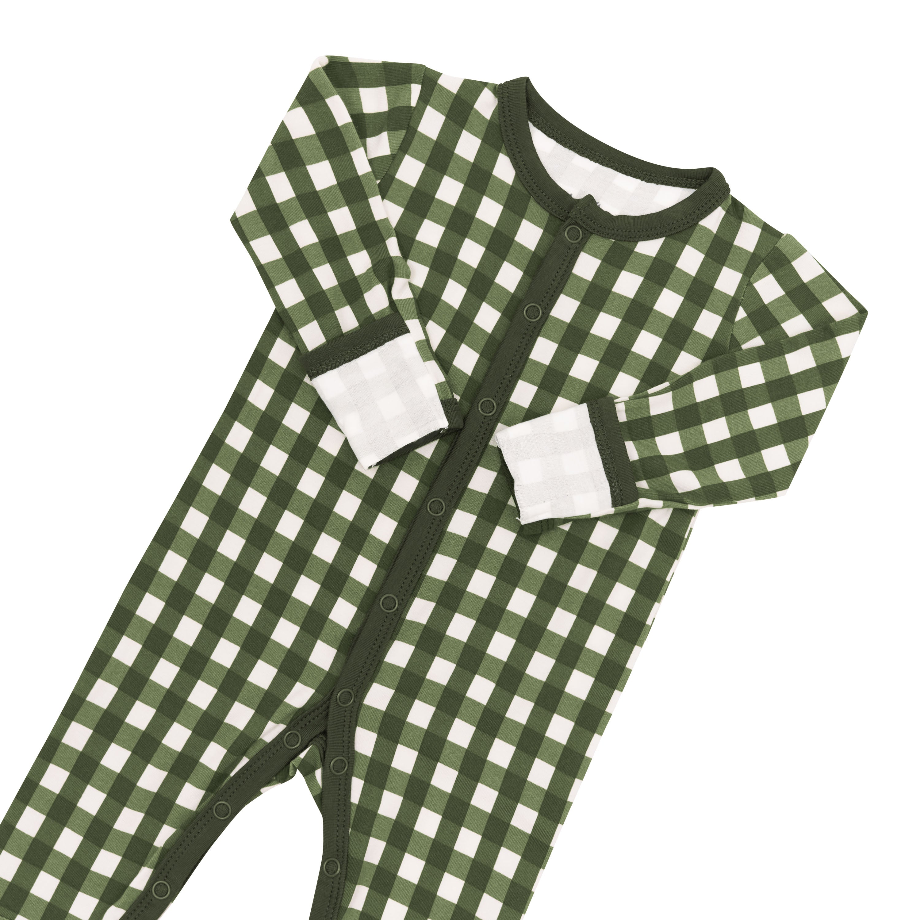 Romper in Gingham Fir - Image 6