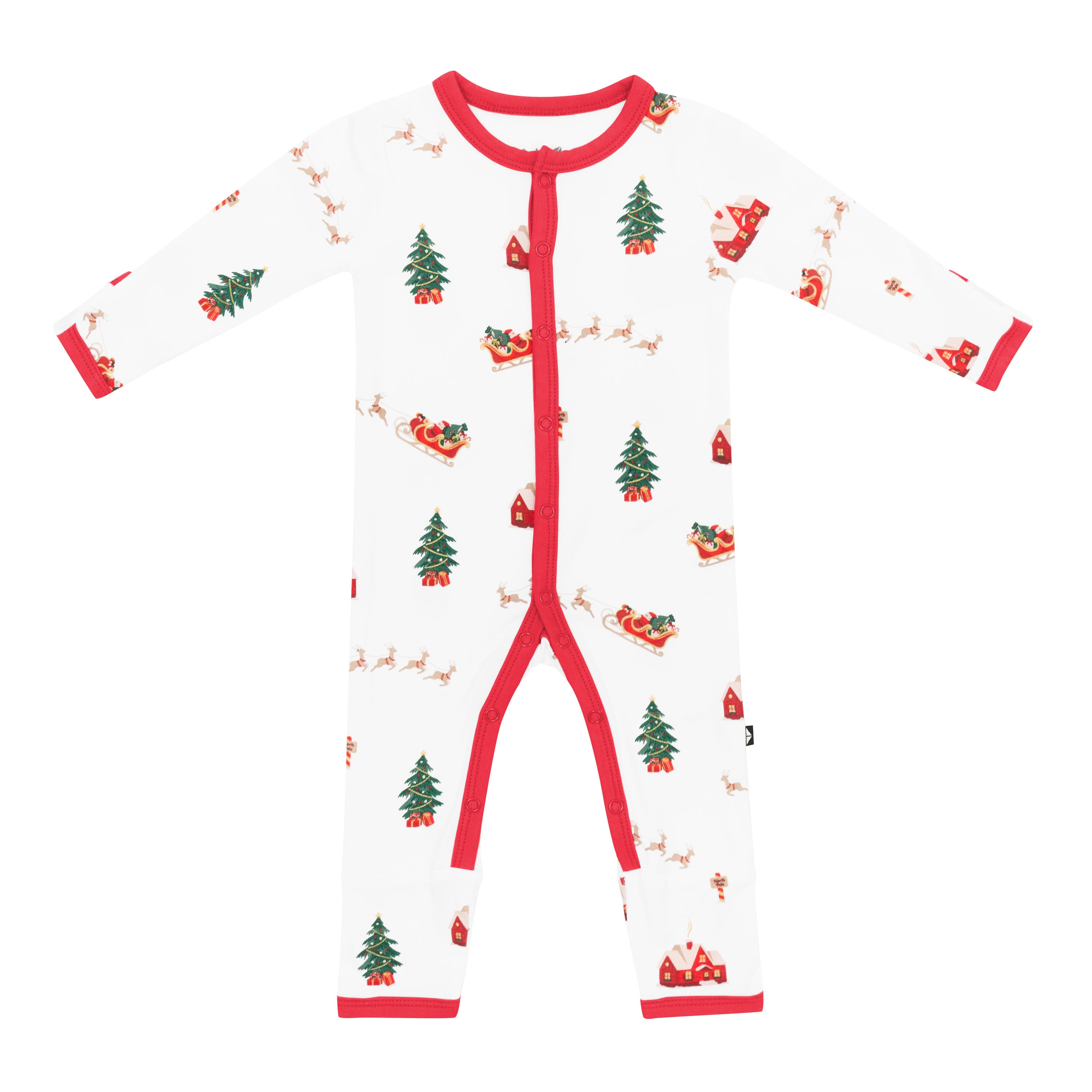 Romper in Santa Sleigh - Image 2