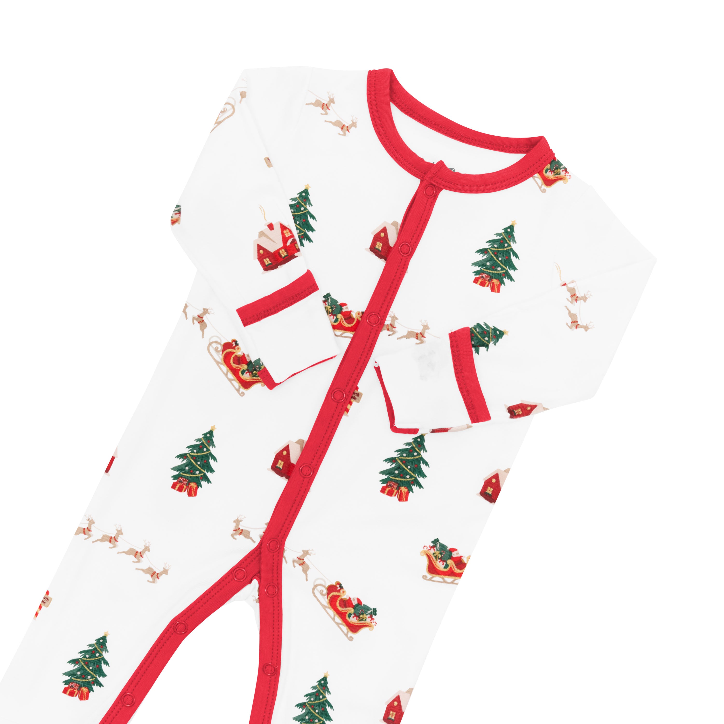 Romper in Santa Sleigh - Image 4