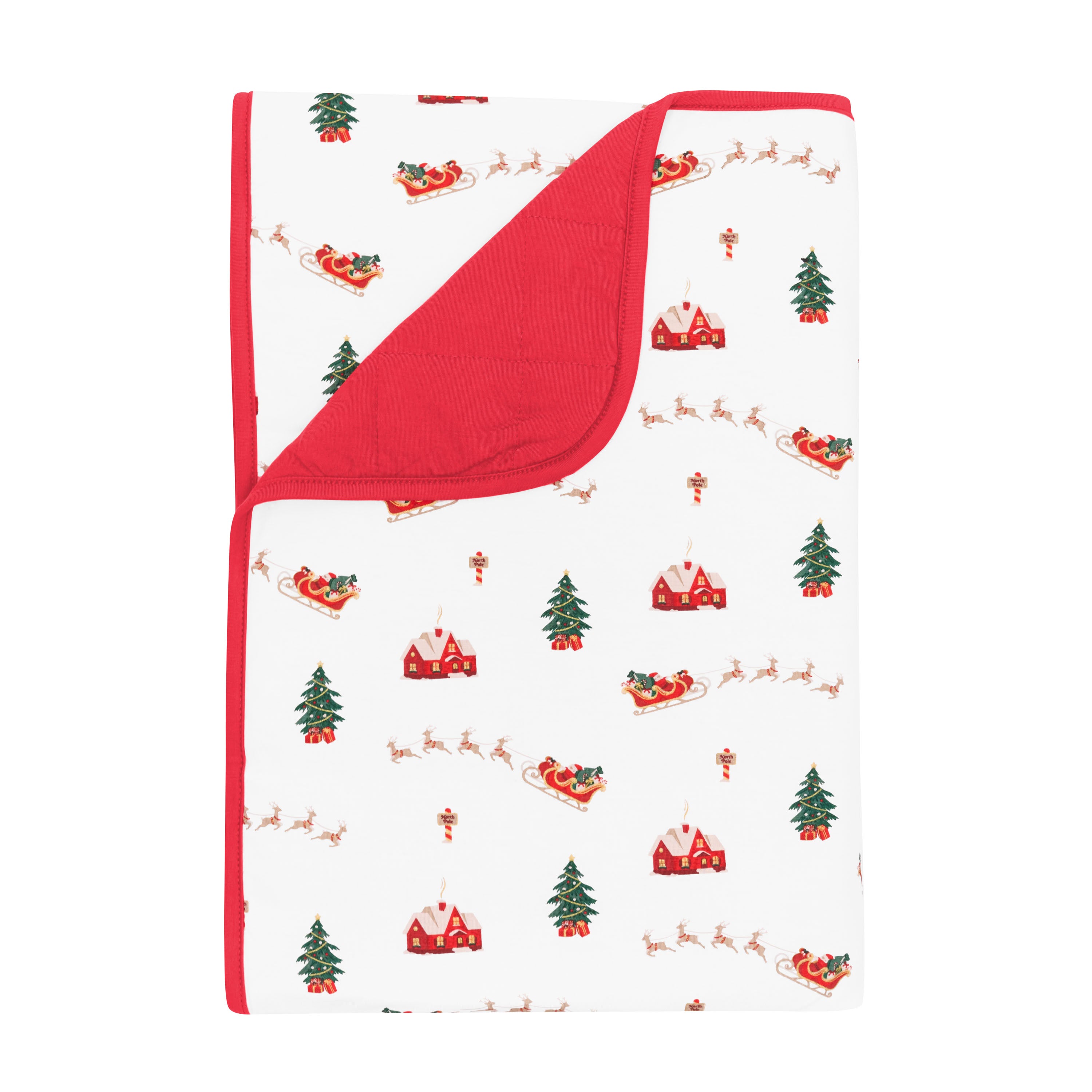 Toddler Blanket in Santa Sleigh 1.0 - Image 2