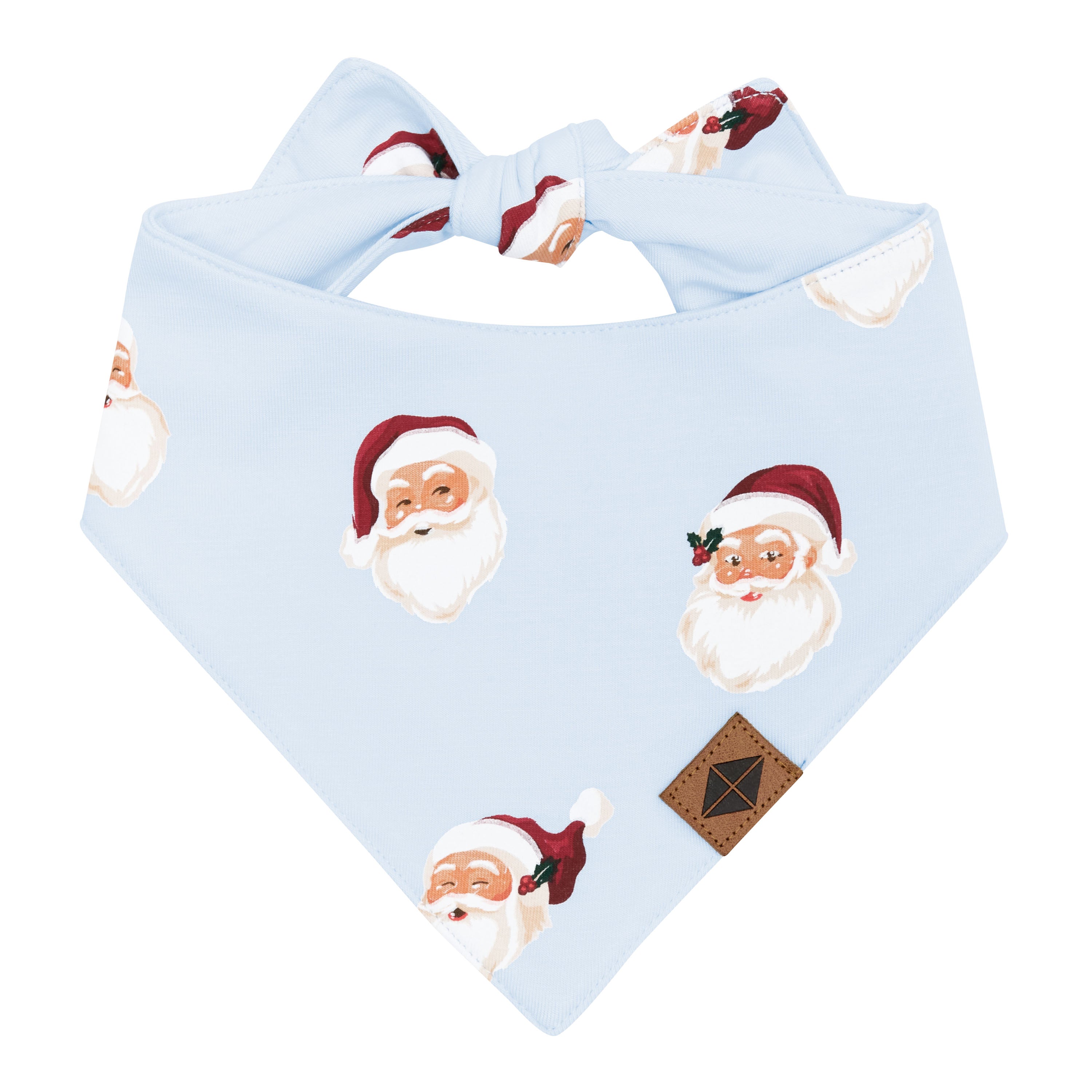 Dog Bandana in Vintage Santa - Image 2