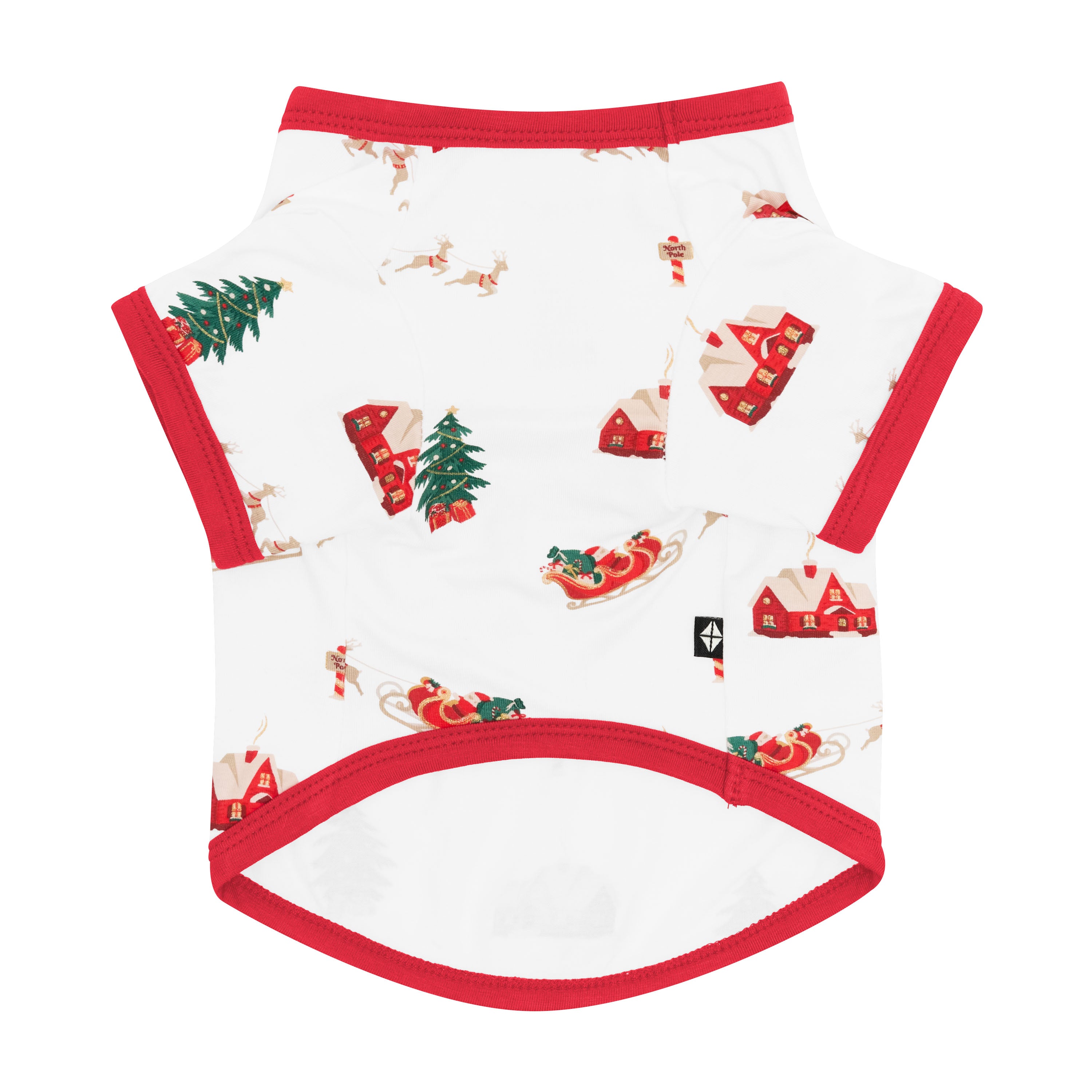 Dog Tee in Santa Sleigh - Image 5