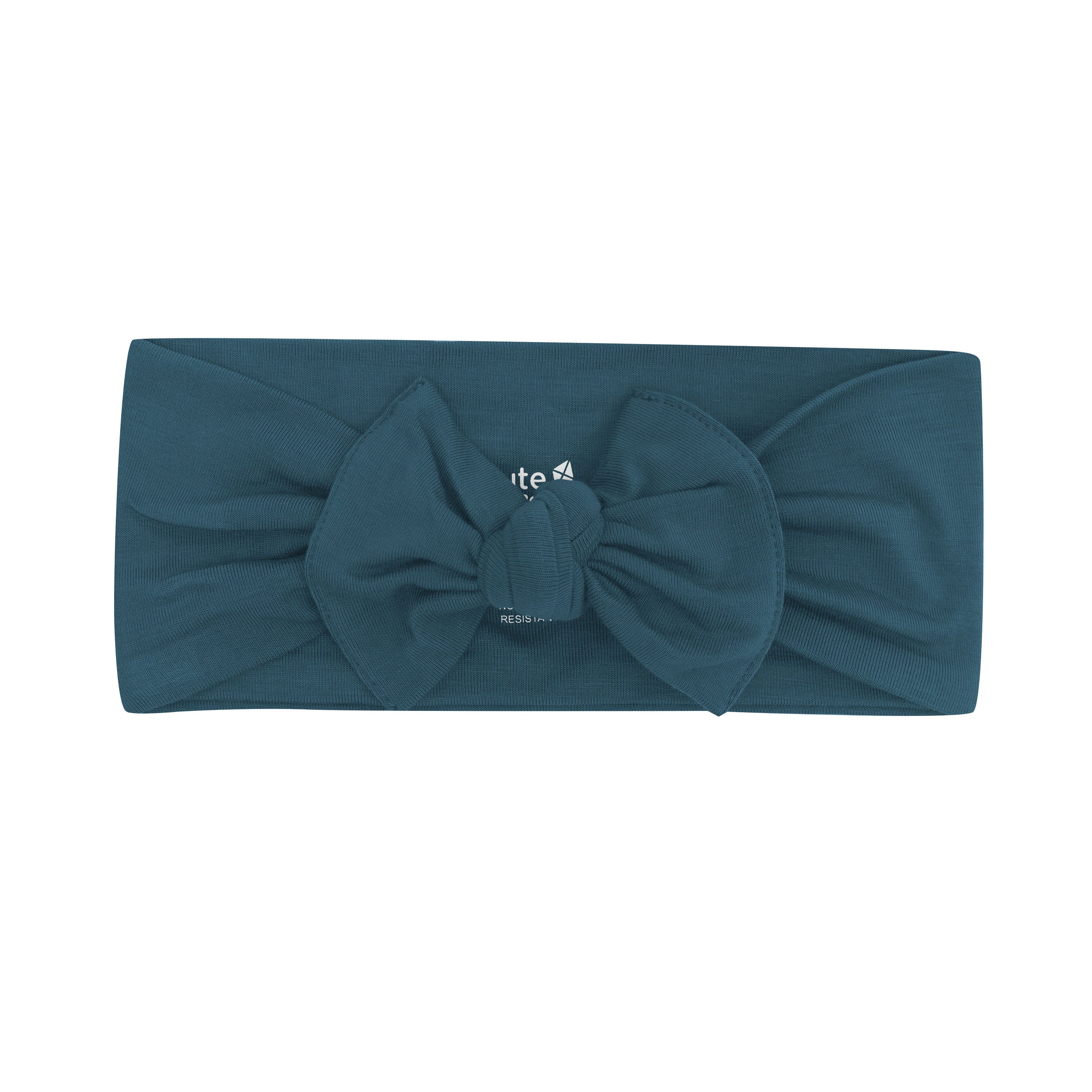 Knotted Bow Headband in Atlantic - Image 2