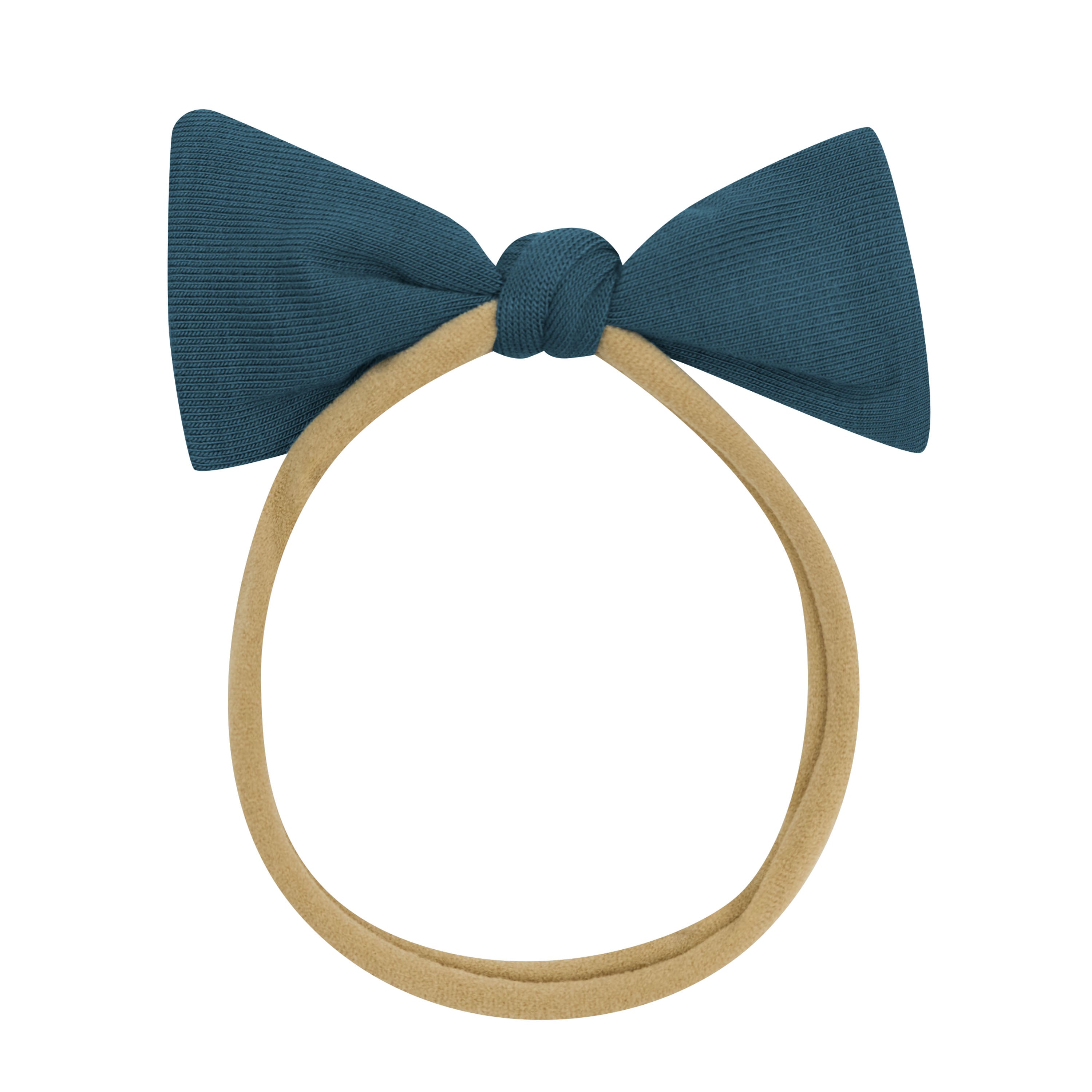 Tiny Nylon Bow in Atlantic
