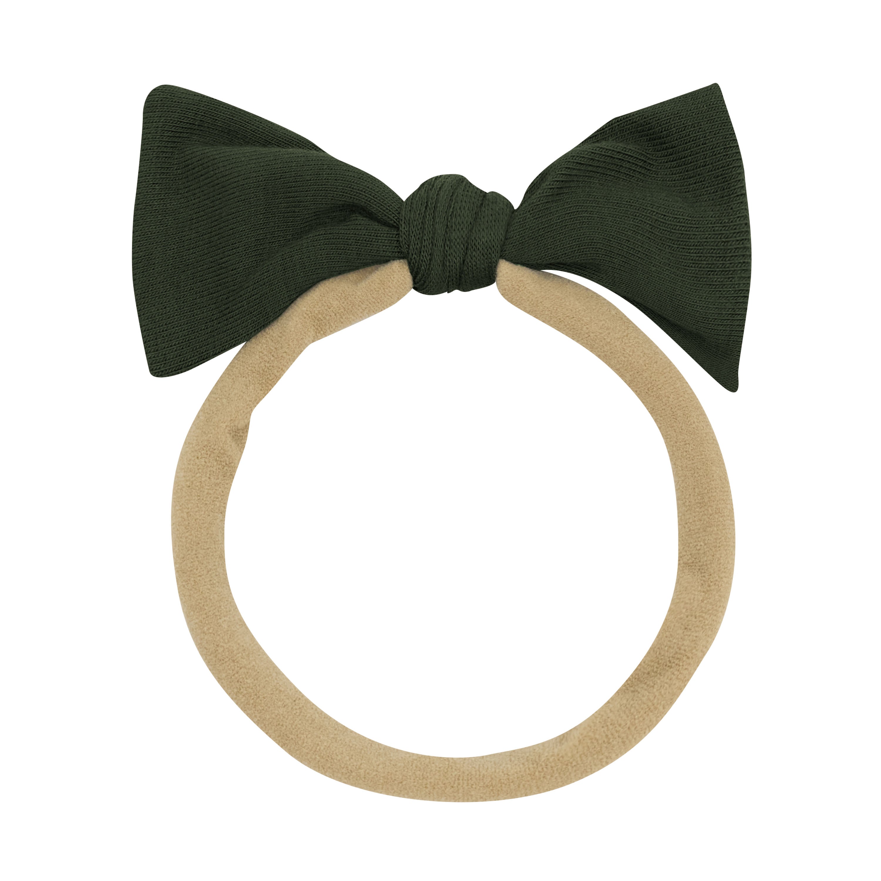 Tiny Nylon Bow in Fir