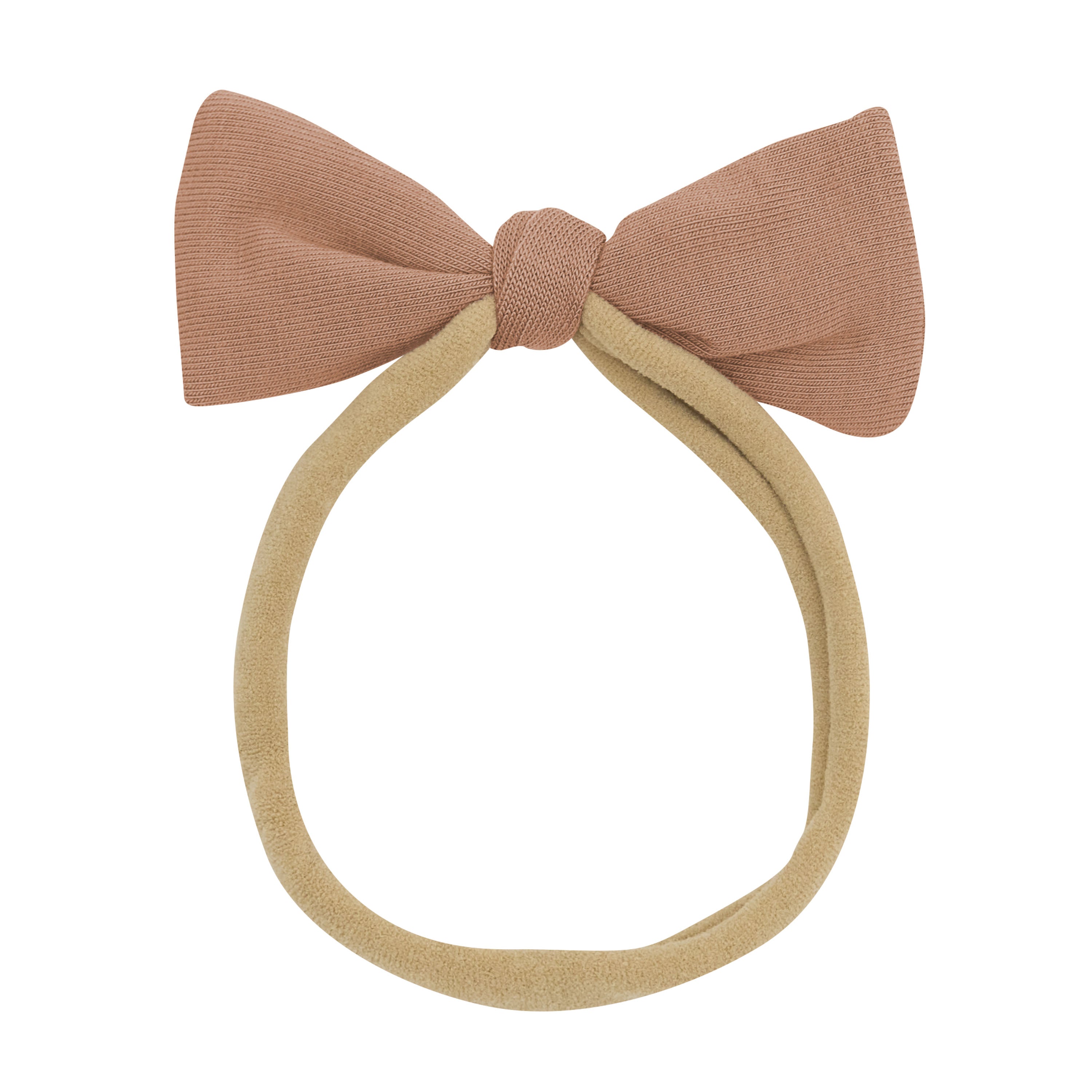 Tiny Nylon Bow in Latte - Image 2