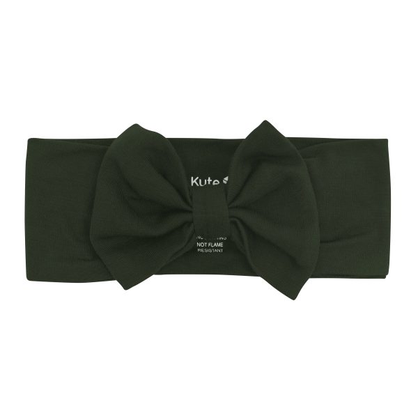 Bow Headband in Fir