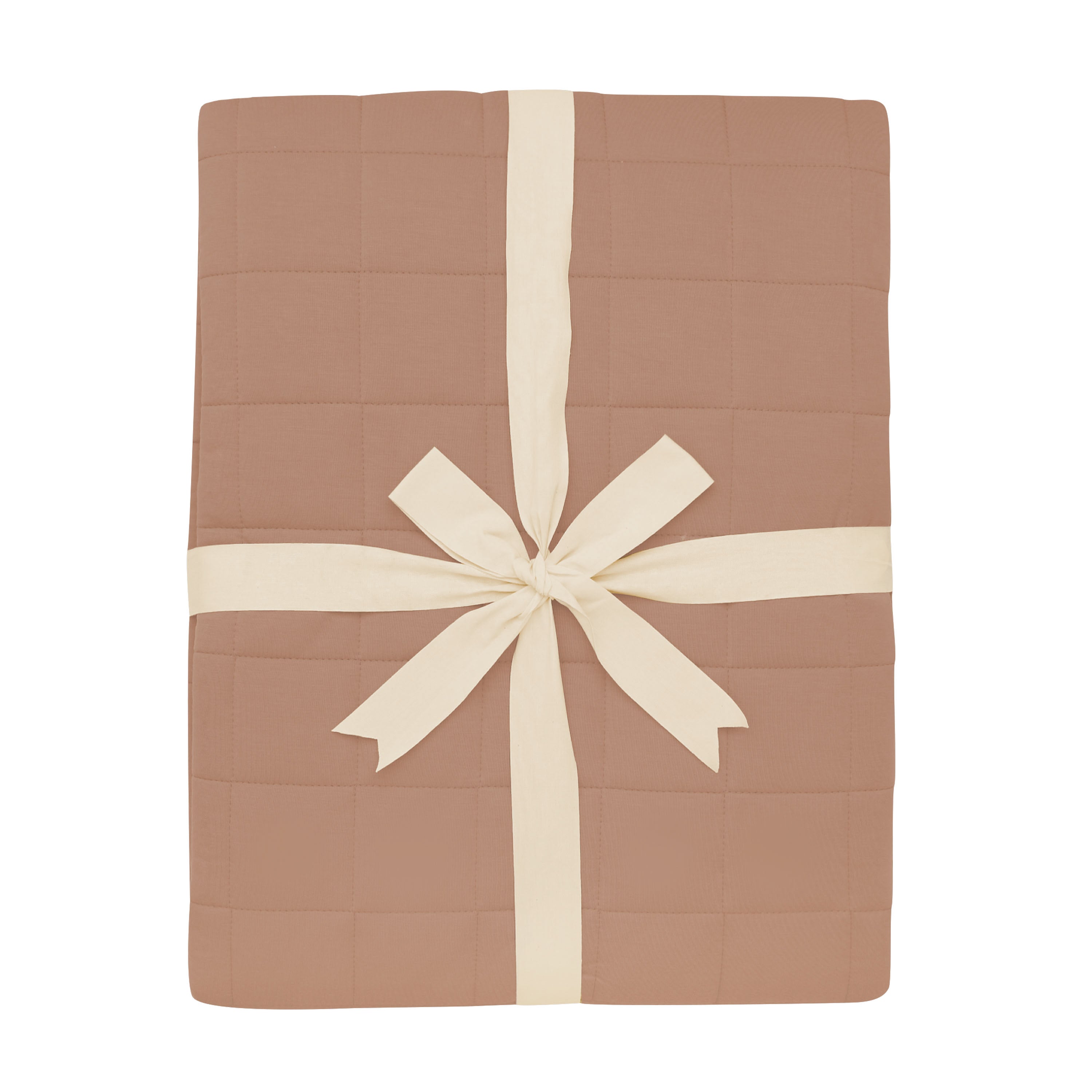 Adult Quilted Blanket in Latte 2.5 - Image 2