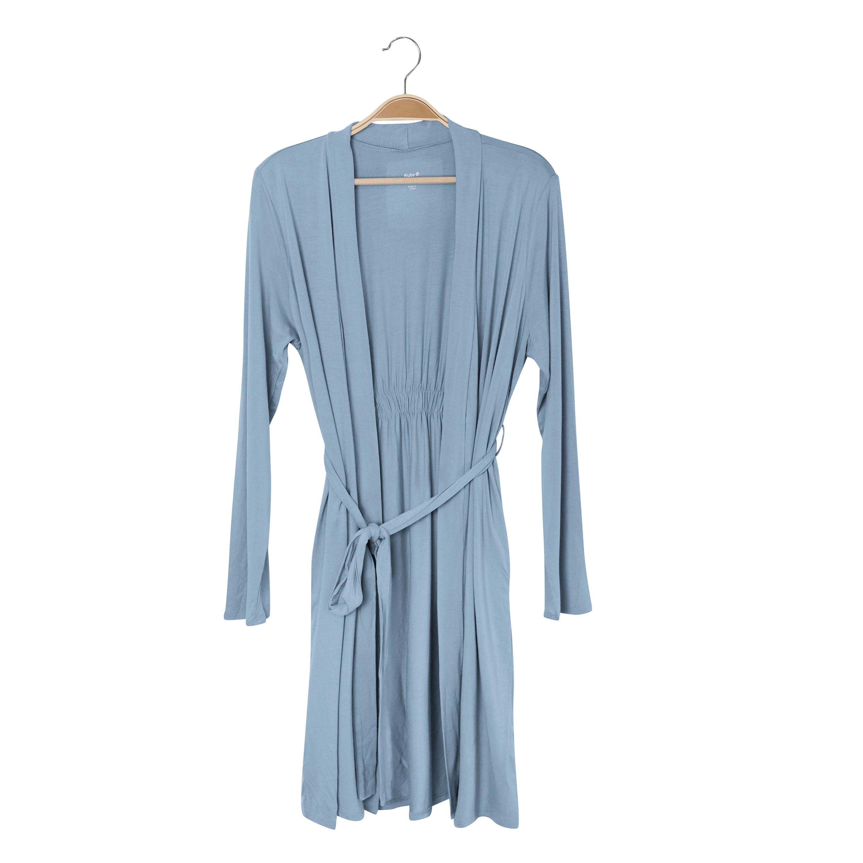Women's Lounge Robe in Slate - Image 2
