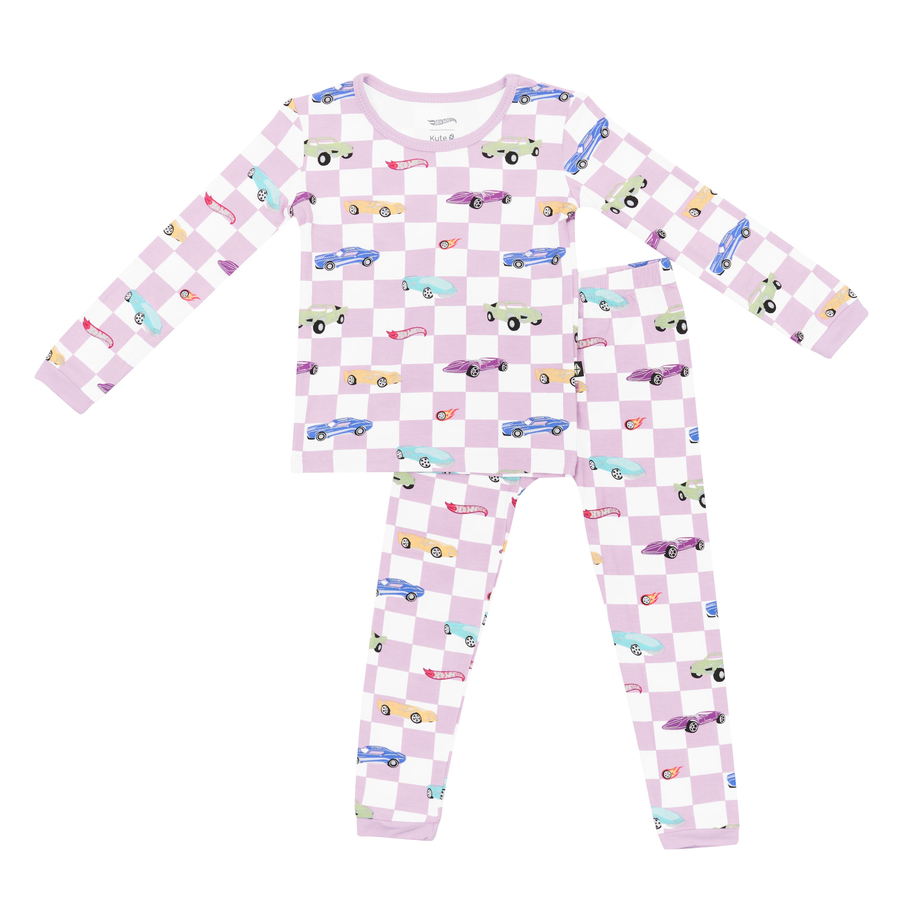 Long Sleeve Pajamas in Sparkles and Speed - Image 2