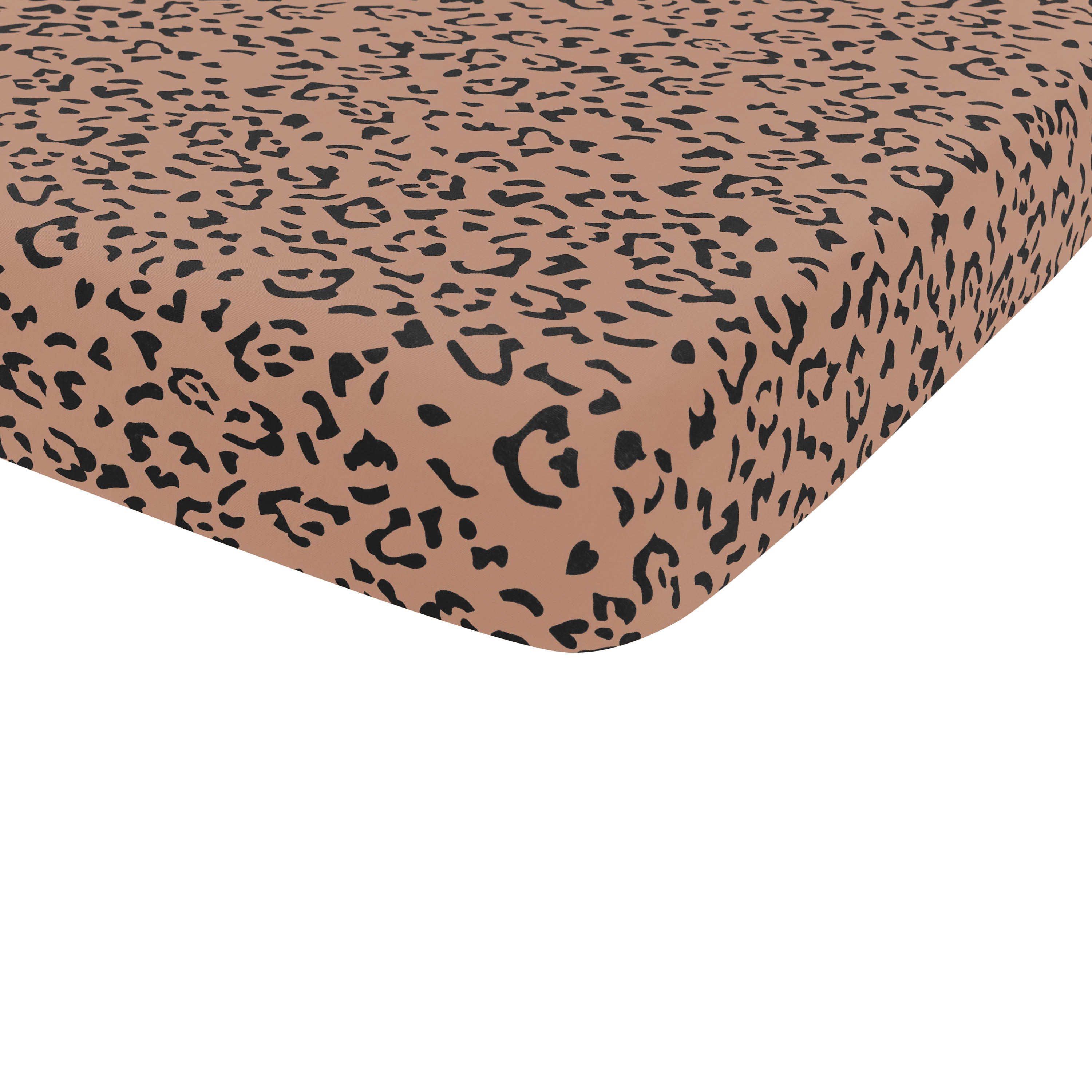 Twin Sheet in Latte Leopard