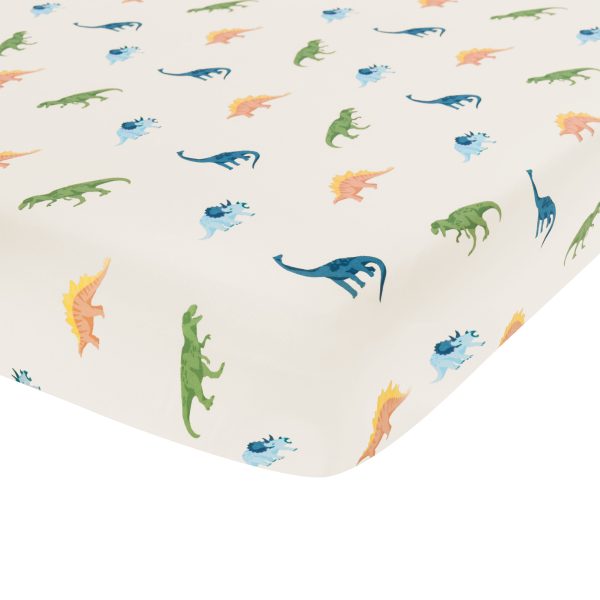 Twin Sheet in Ecru Roar