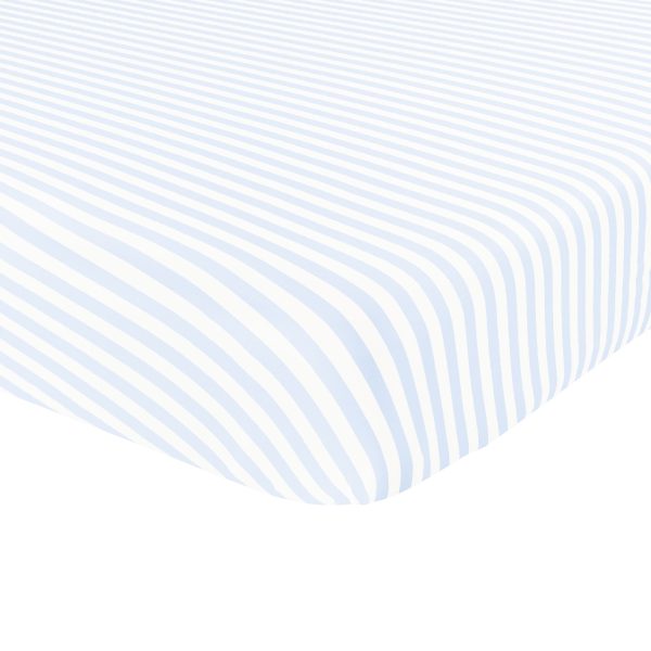 Twin Sheet in Small Mist Stripe