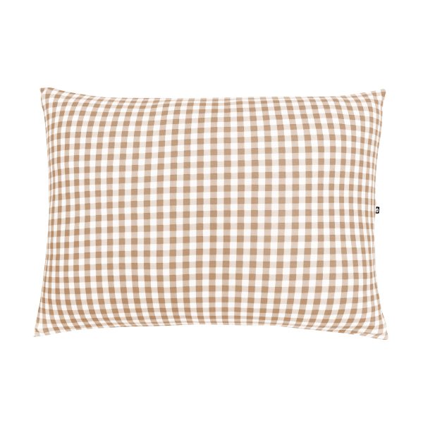 Standard Pillowcase in Gingham Bisque