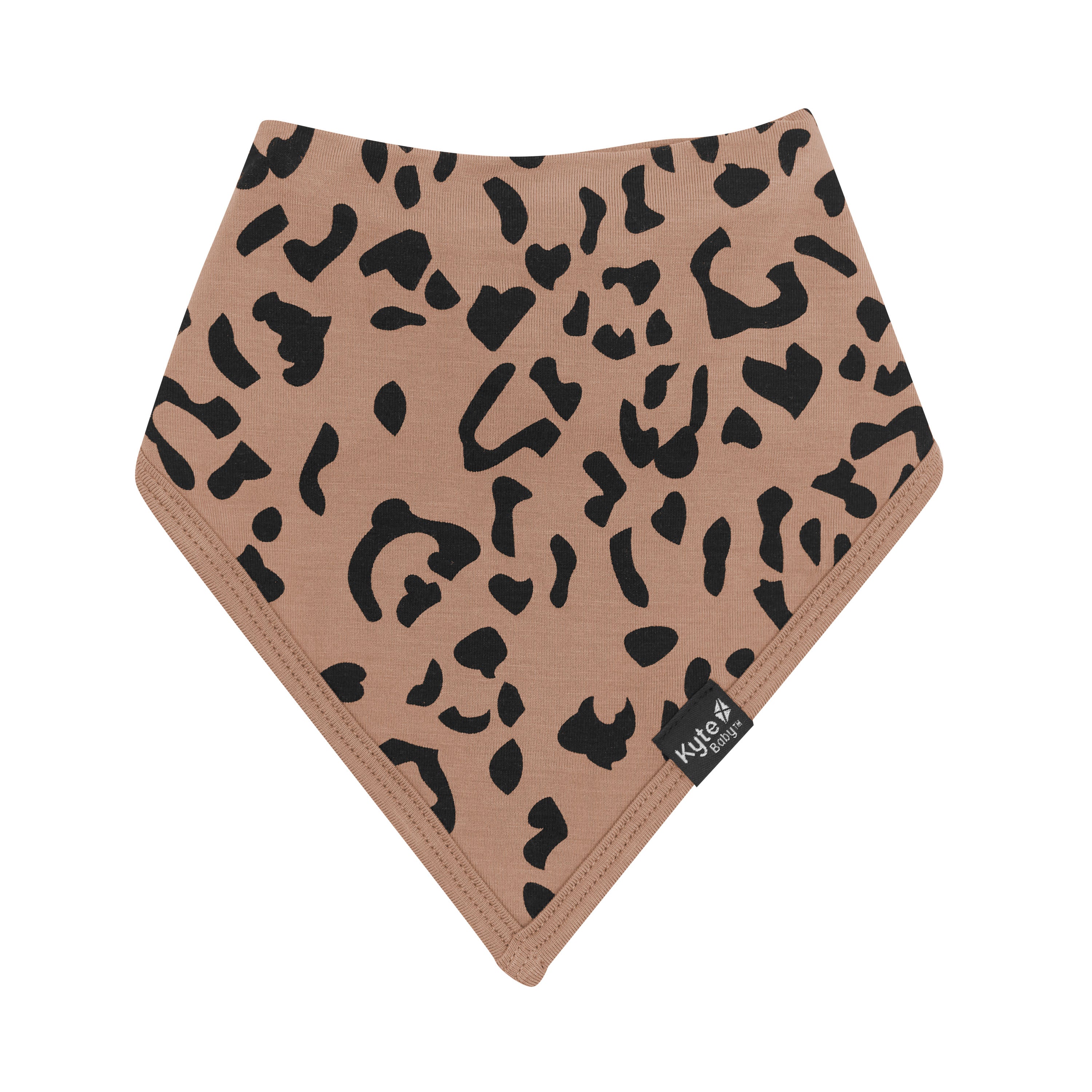 Bib in Latte Leopard - Image 2