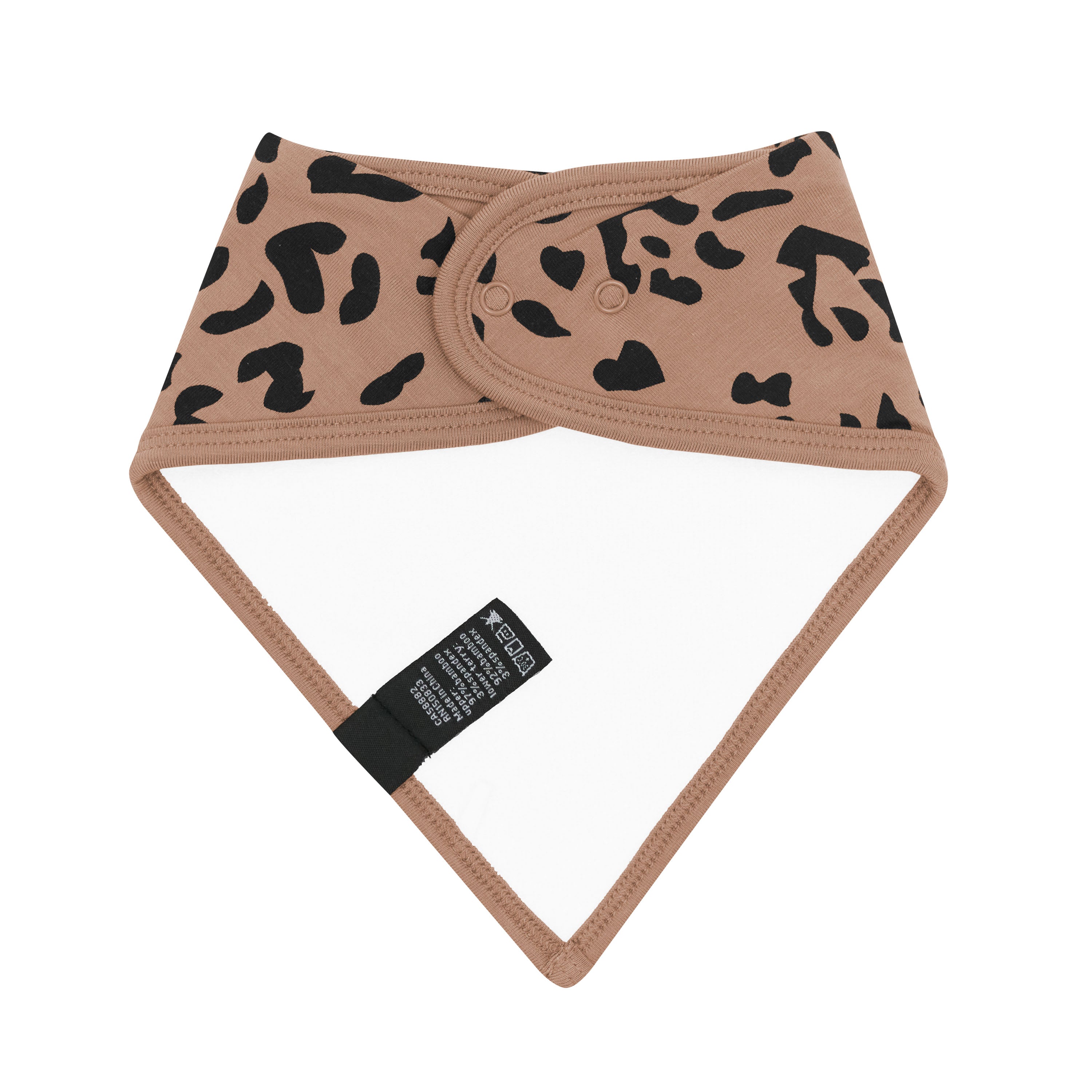 Bib in Latte Leopard - Image 3