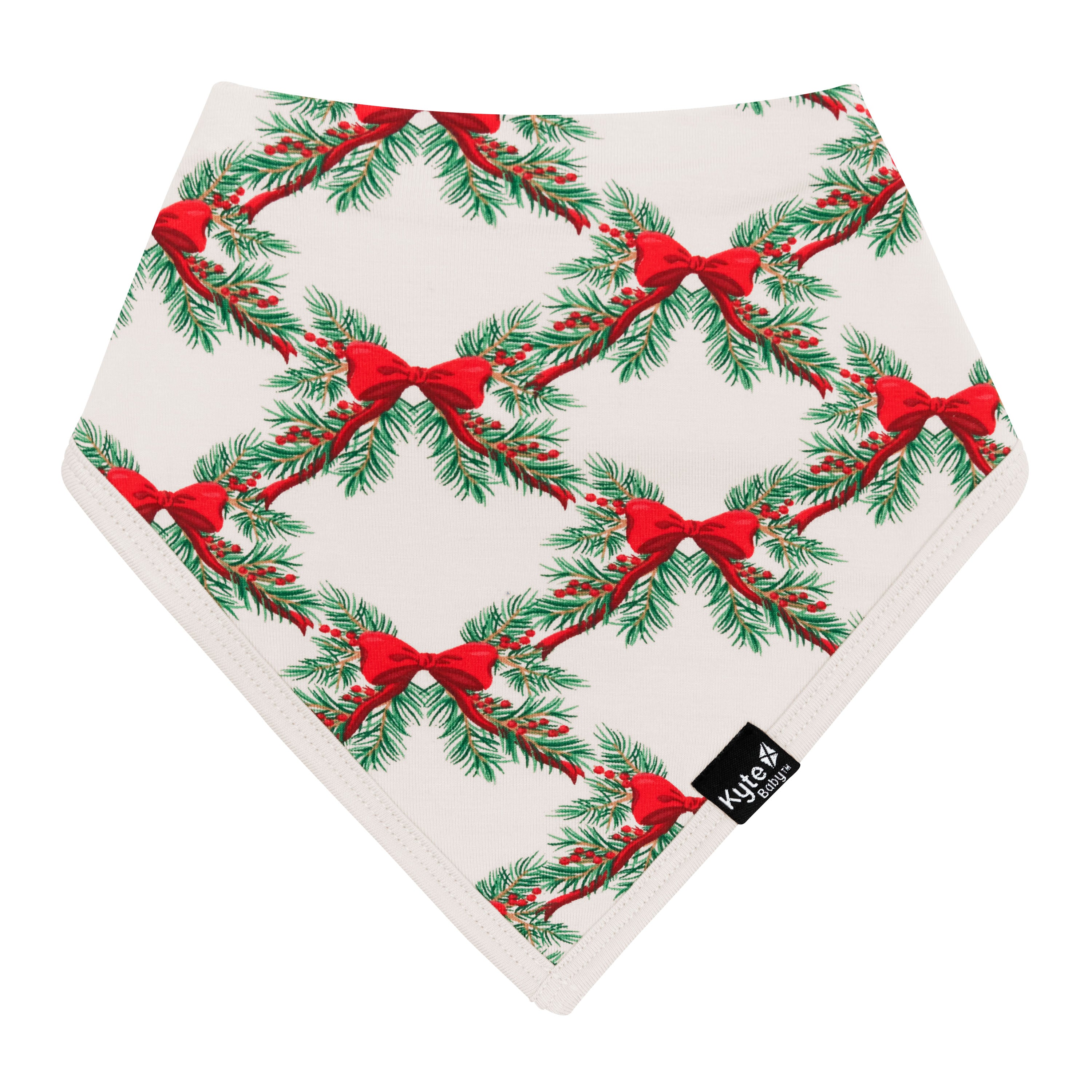 Bib in Holiday Bow - Image 2