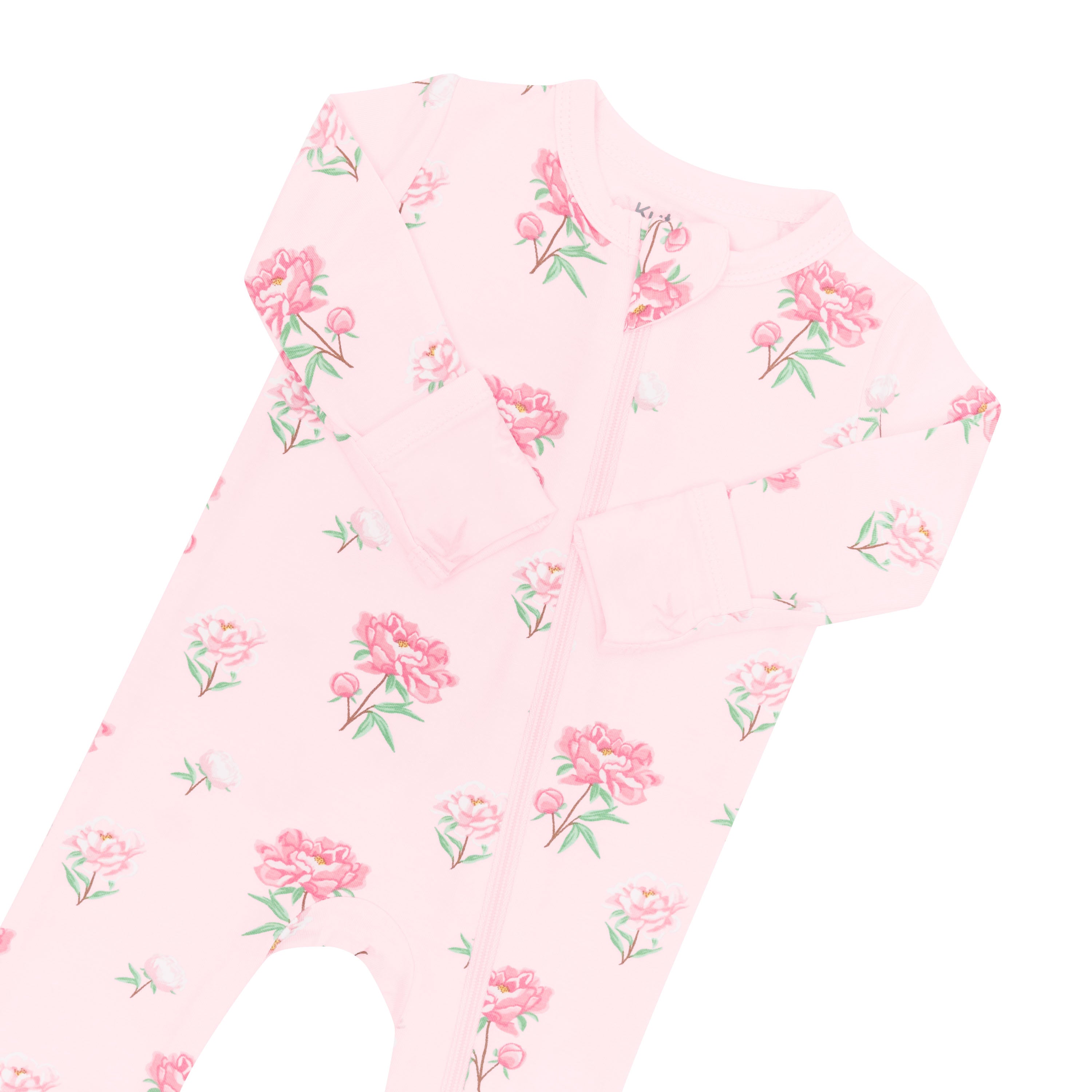 Zippered Romper in Sakura Peony - Image 6