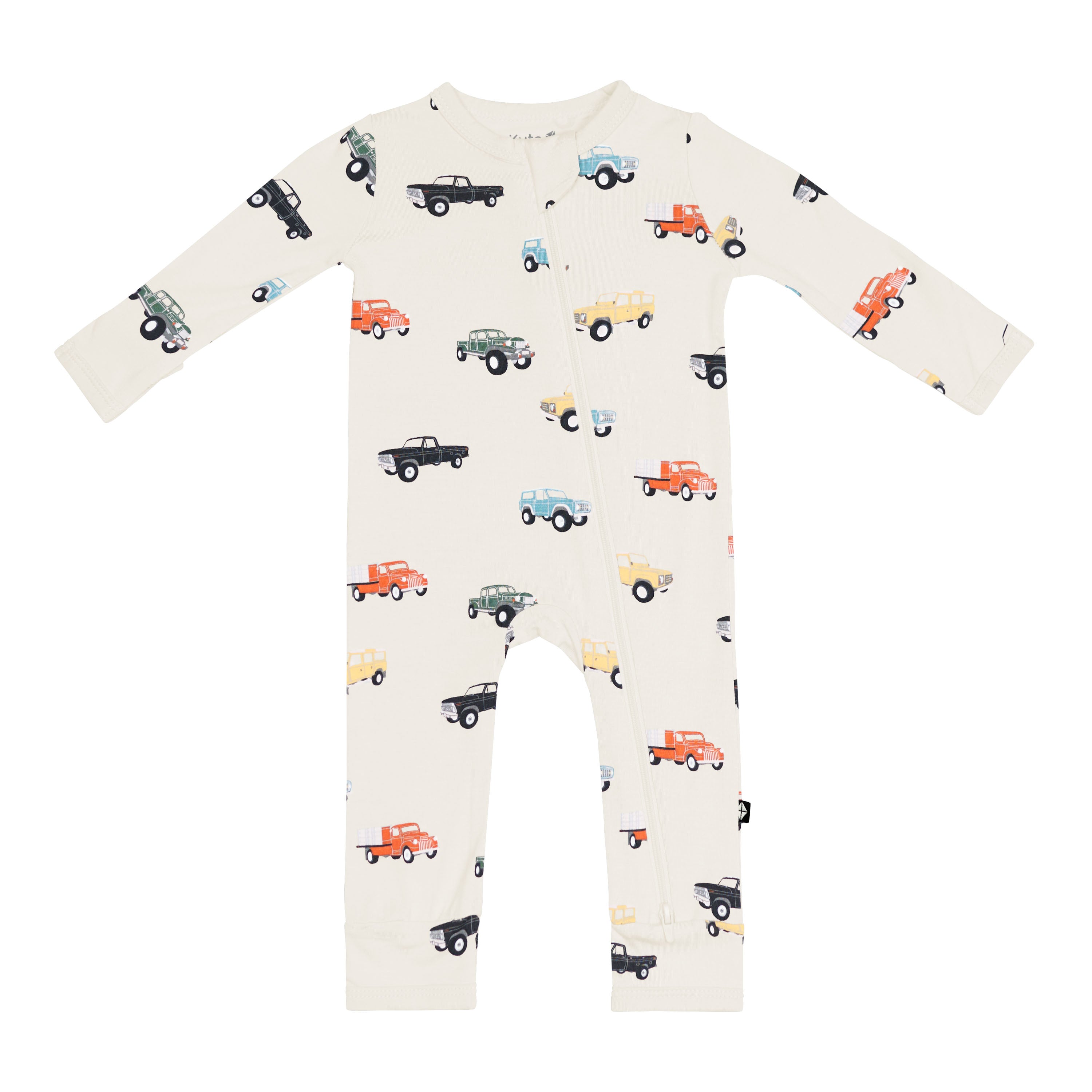 Zippered Romper in Vintage Truck - Image 2