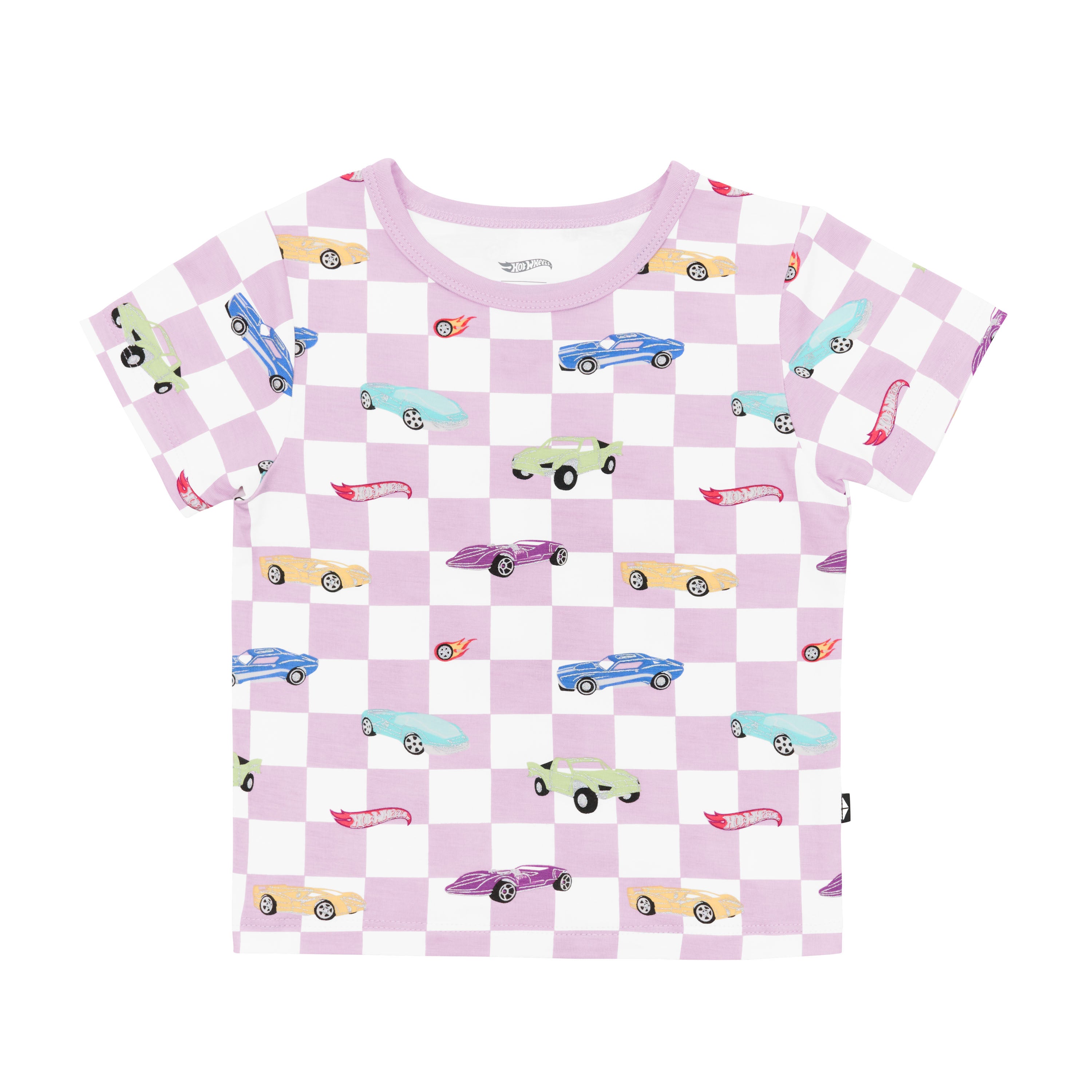 Toddler Basic Tee in Sparkles and Speed - Image 2