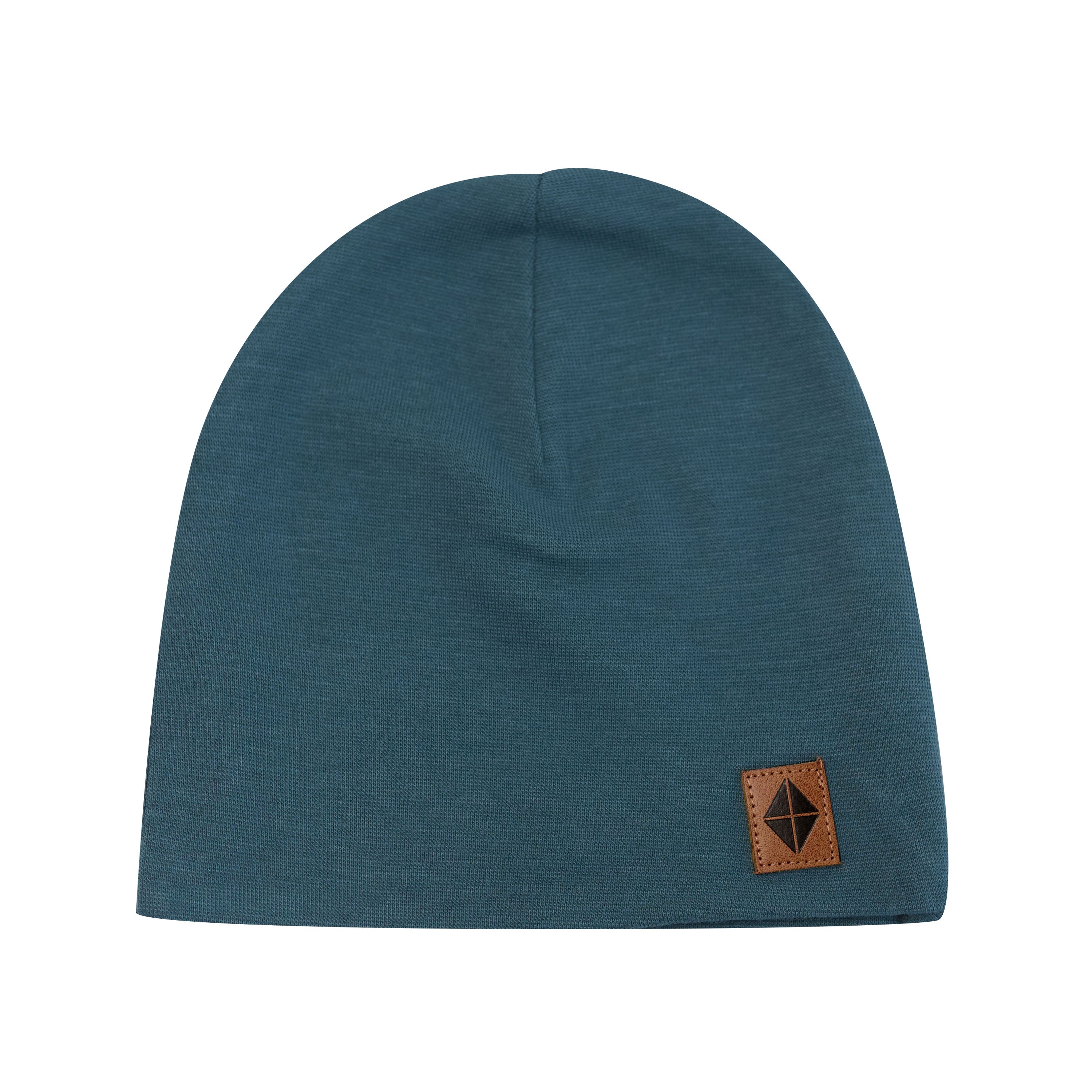 Bamboo Jersey Beanie in Atlantic - Image 2
