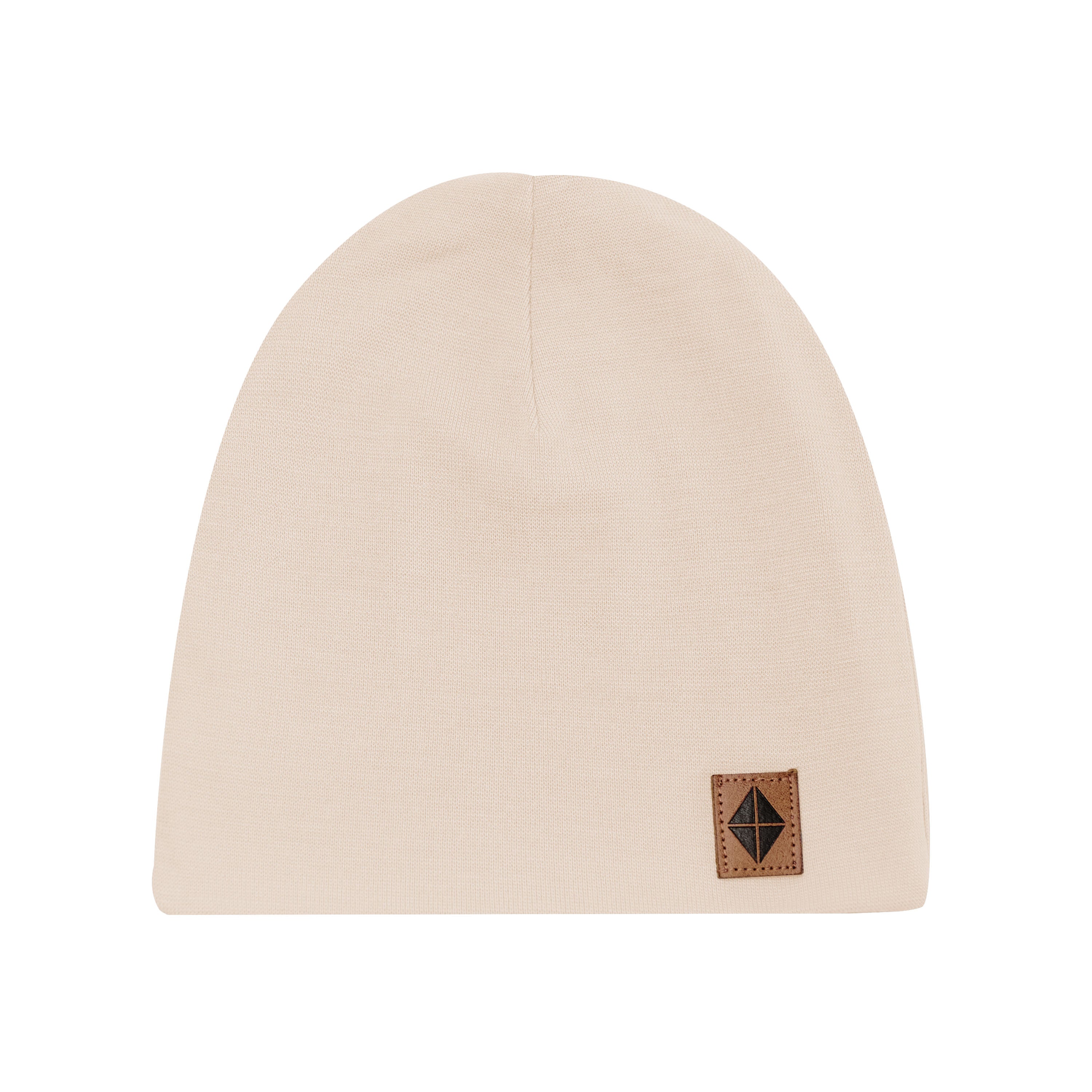 Bamboo Jersey Beanie in Bisque