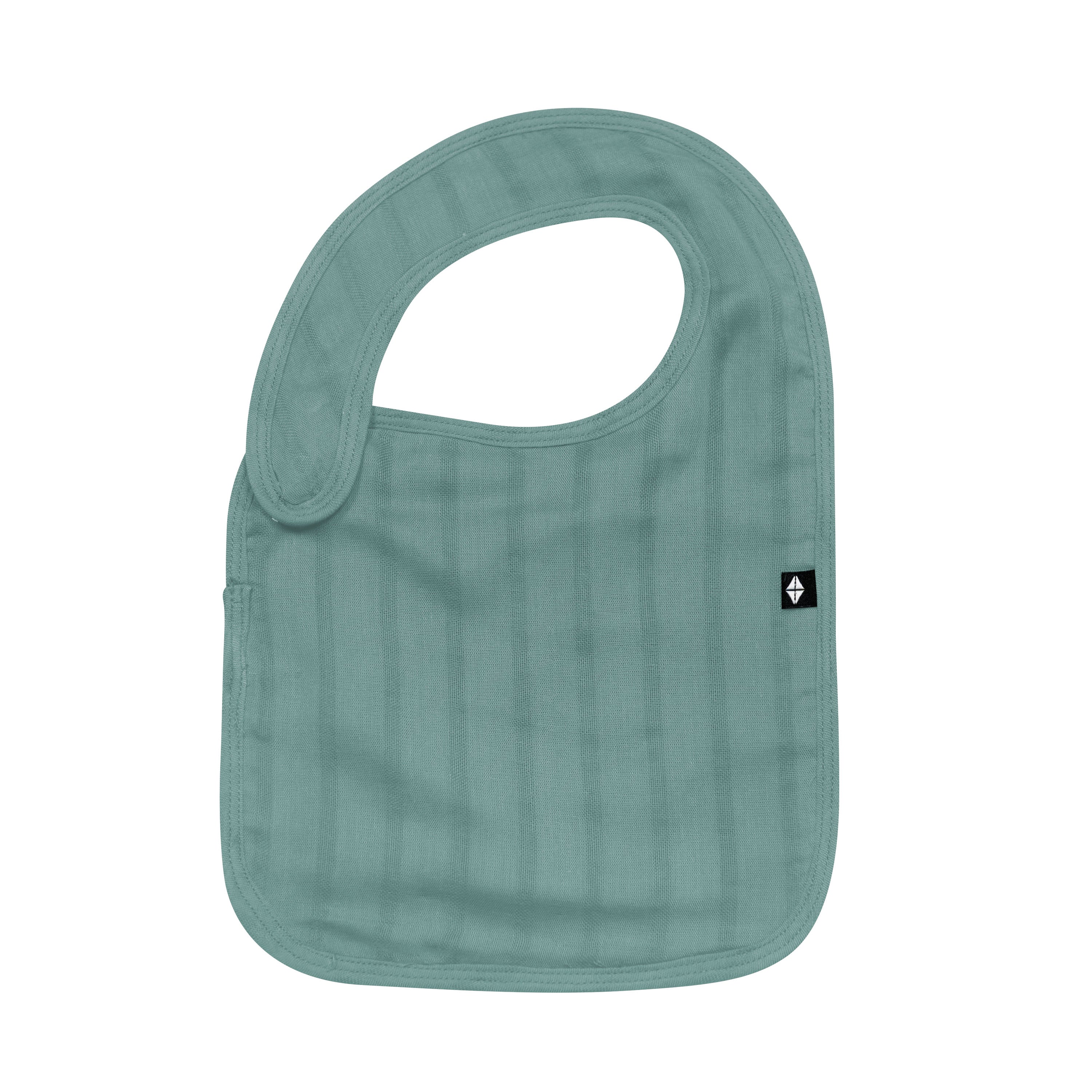 Bamboo Muslin Bib in Pine - Image 2