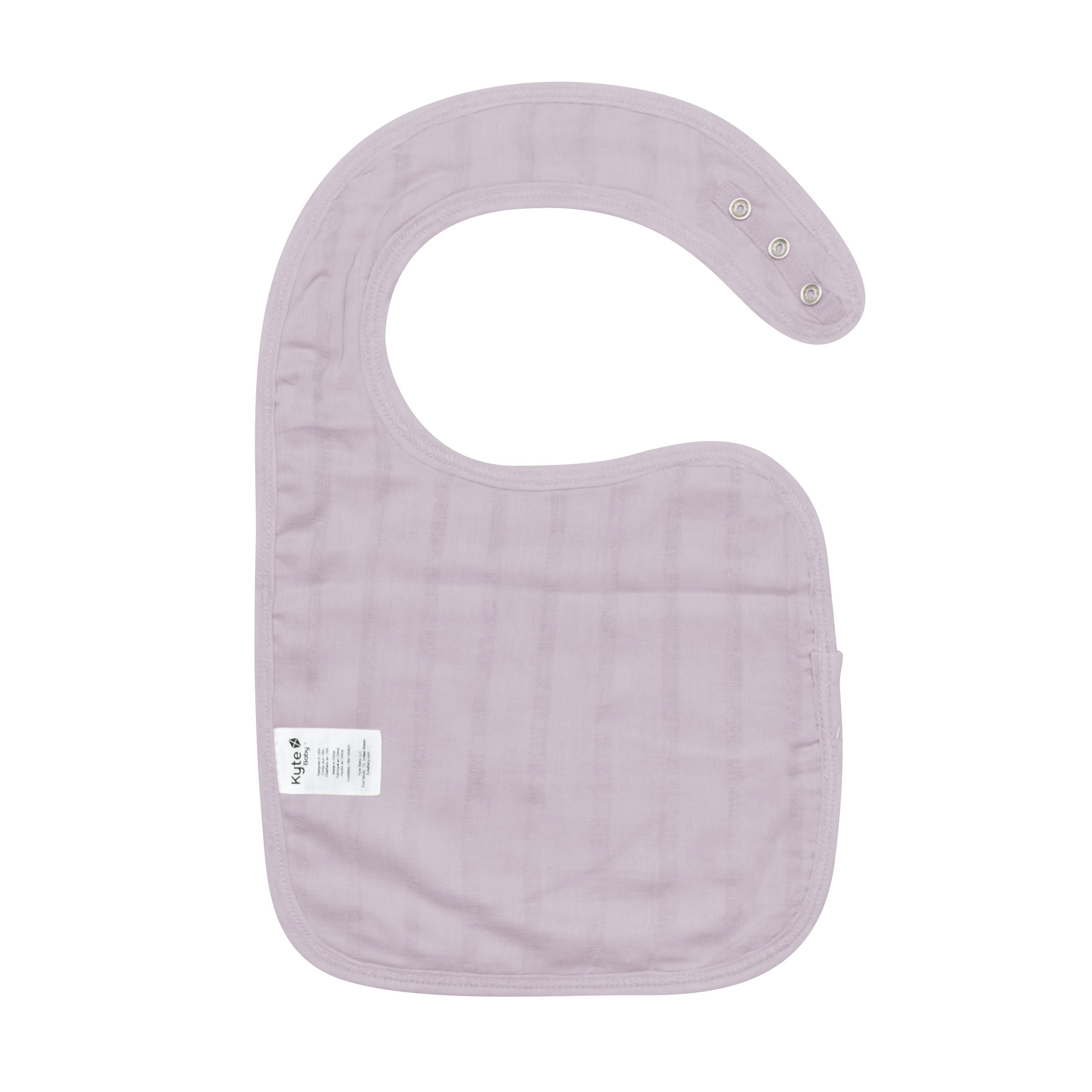 Bamboo Muslin Bib in Wisteria - Image 3