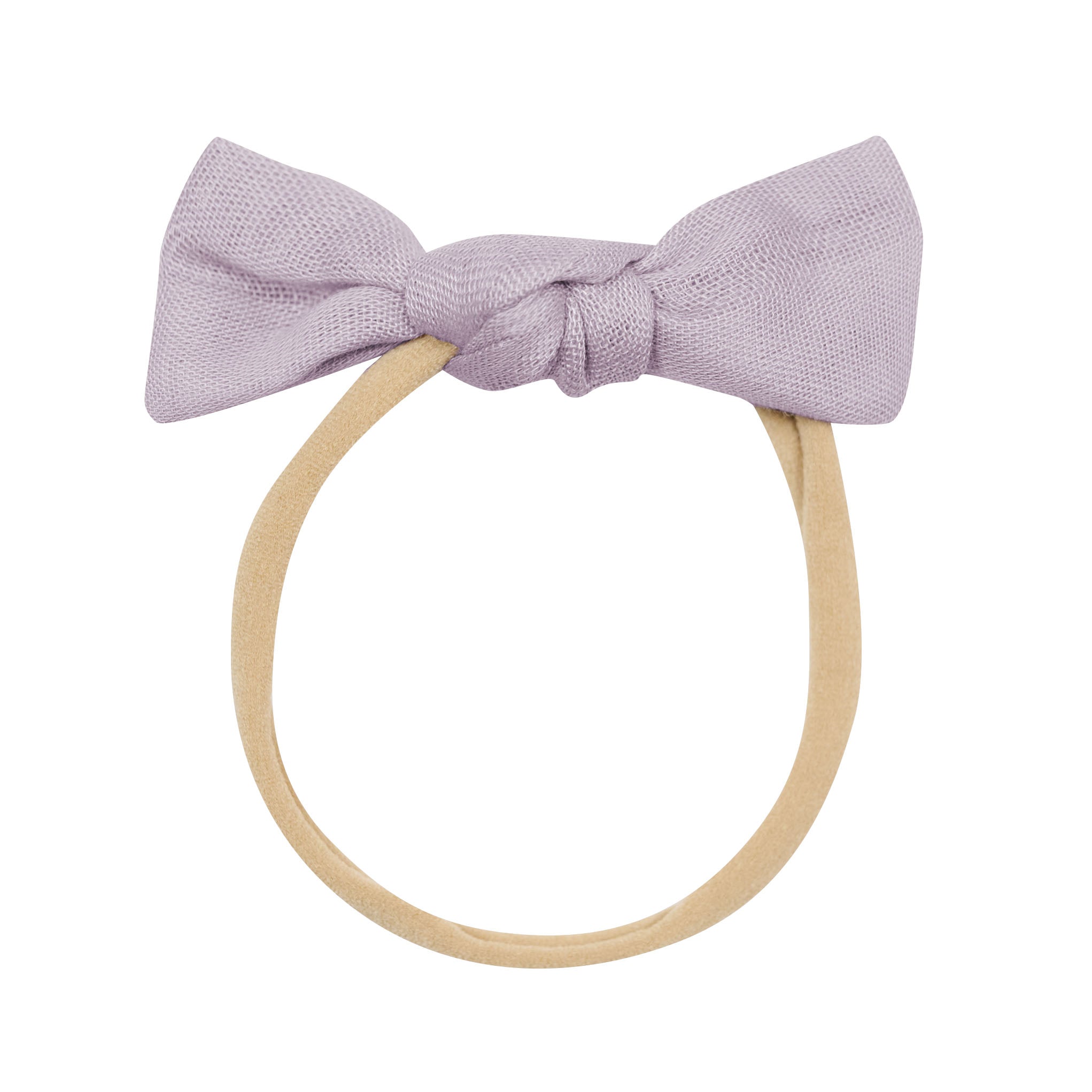 Bamboo Muslin Tiny Bow in Wisteria - Image 2