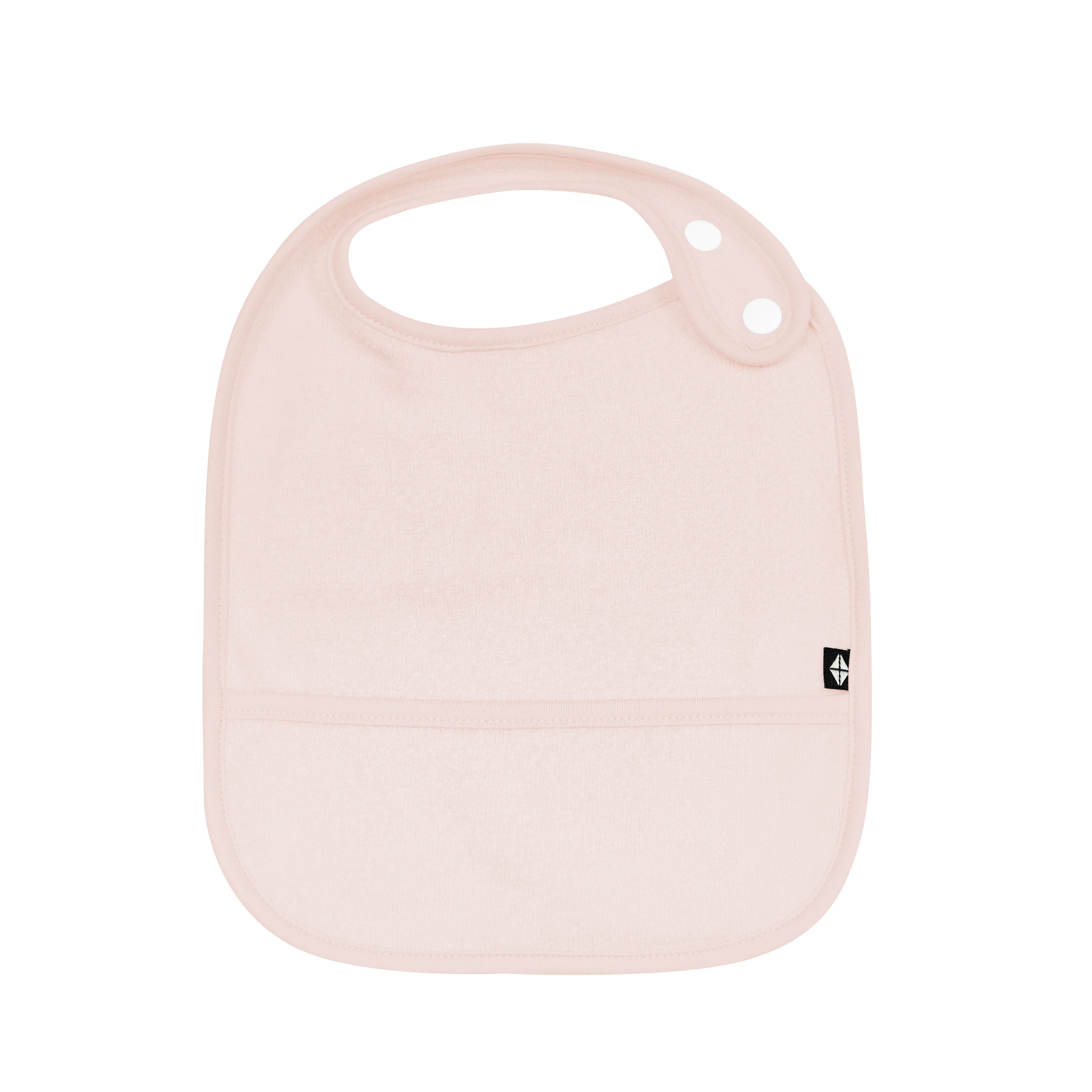 Terry Pocket Bib in Blush - Image 2
