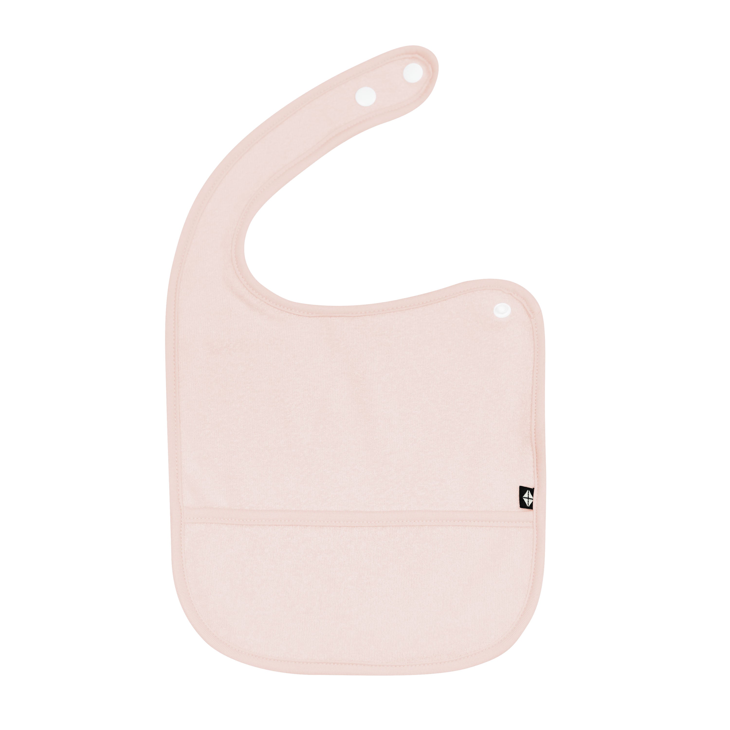 Terry Pocket Bib in Blush - Image 4