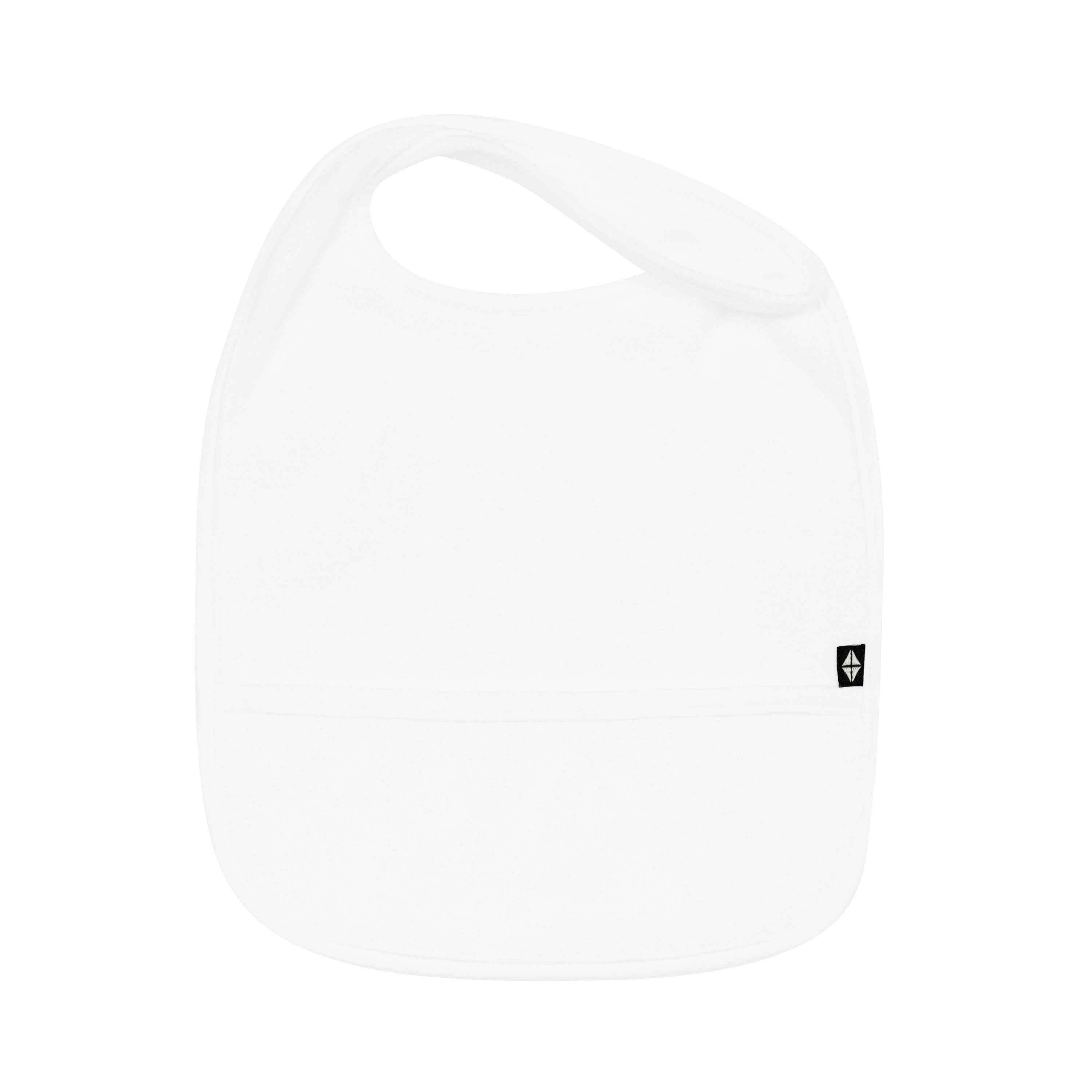 Terry Pocket Bib in Cloud - Image 2