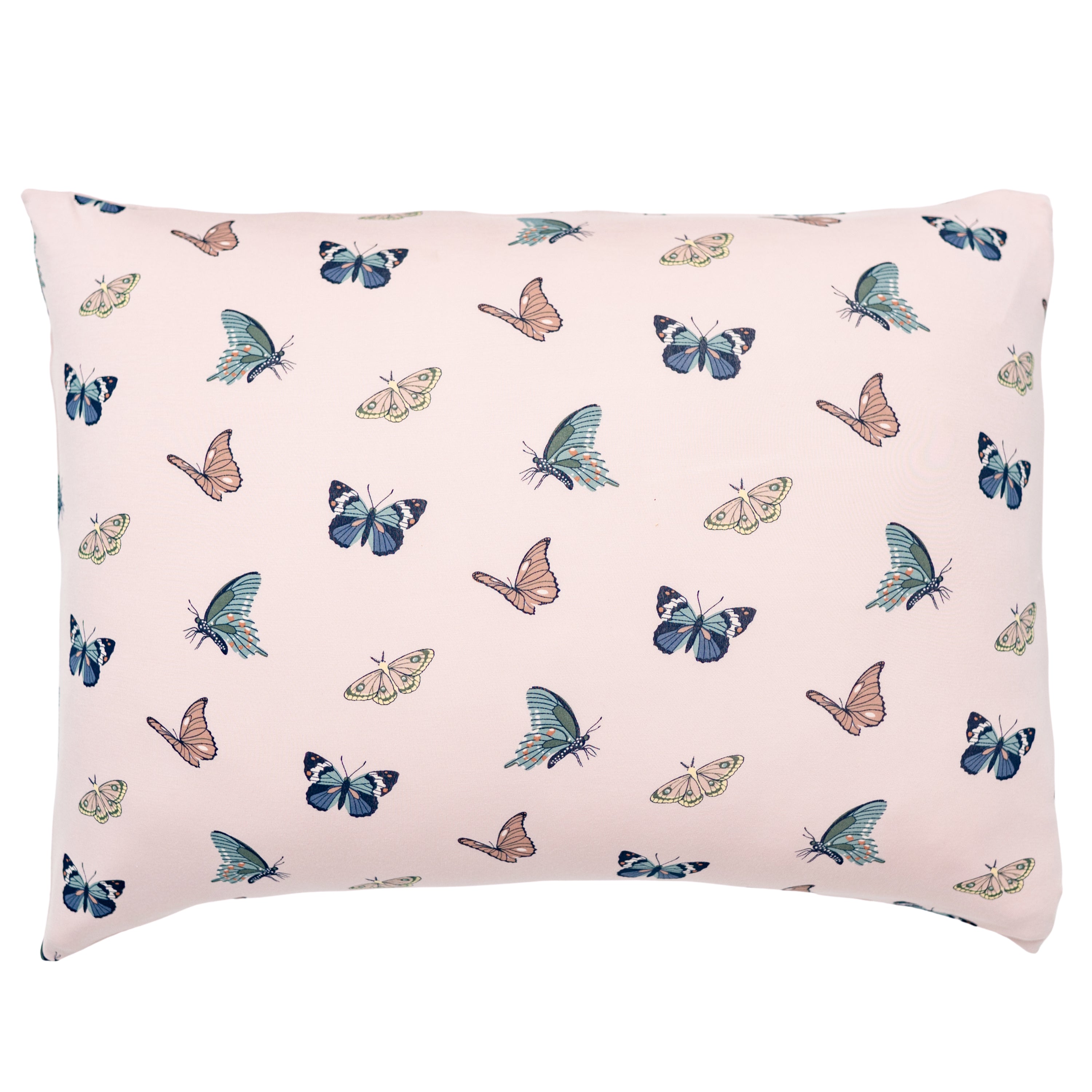 Standard Pillowcase in Blush Butterfly