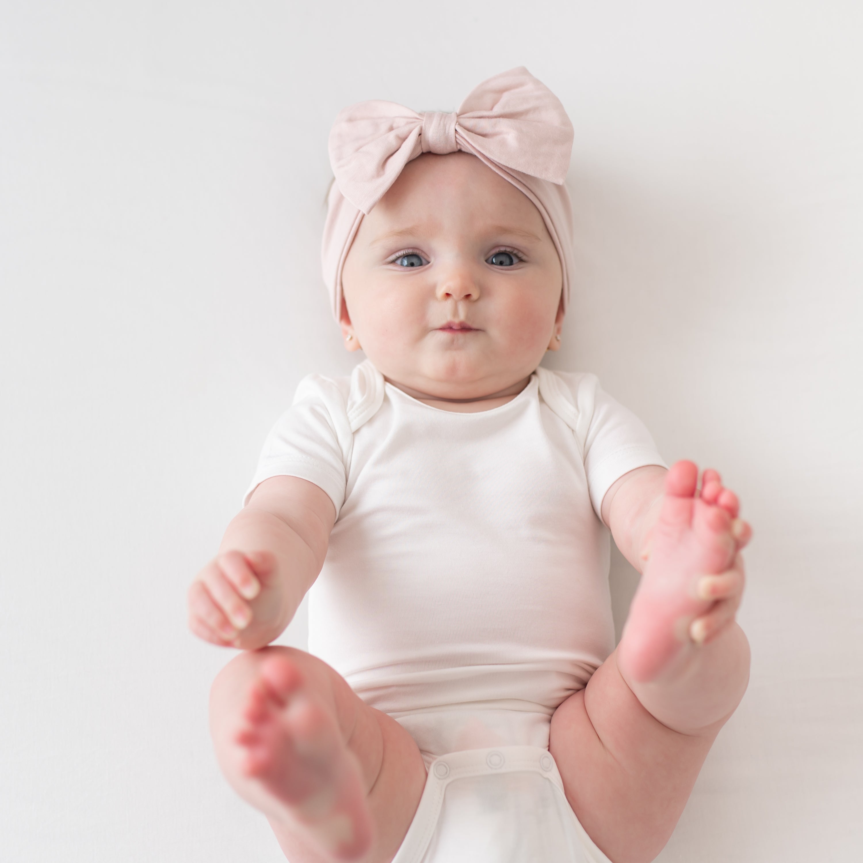 Bow Headband in Blush - Image 6