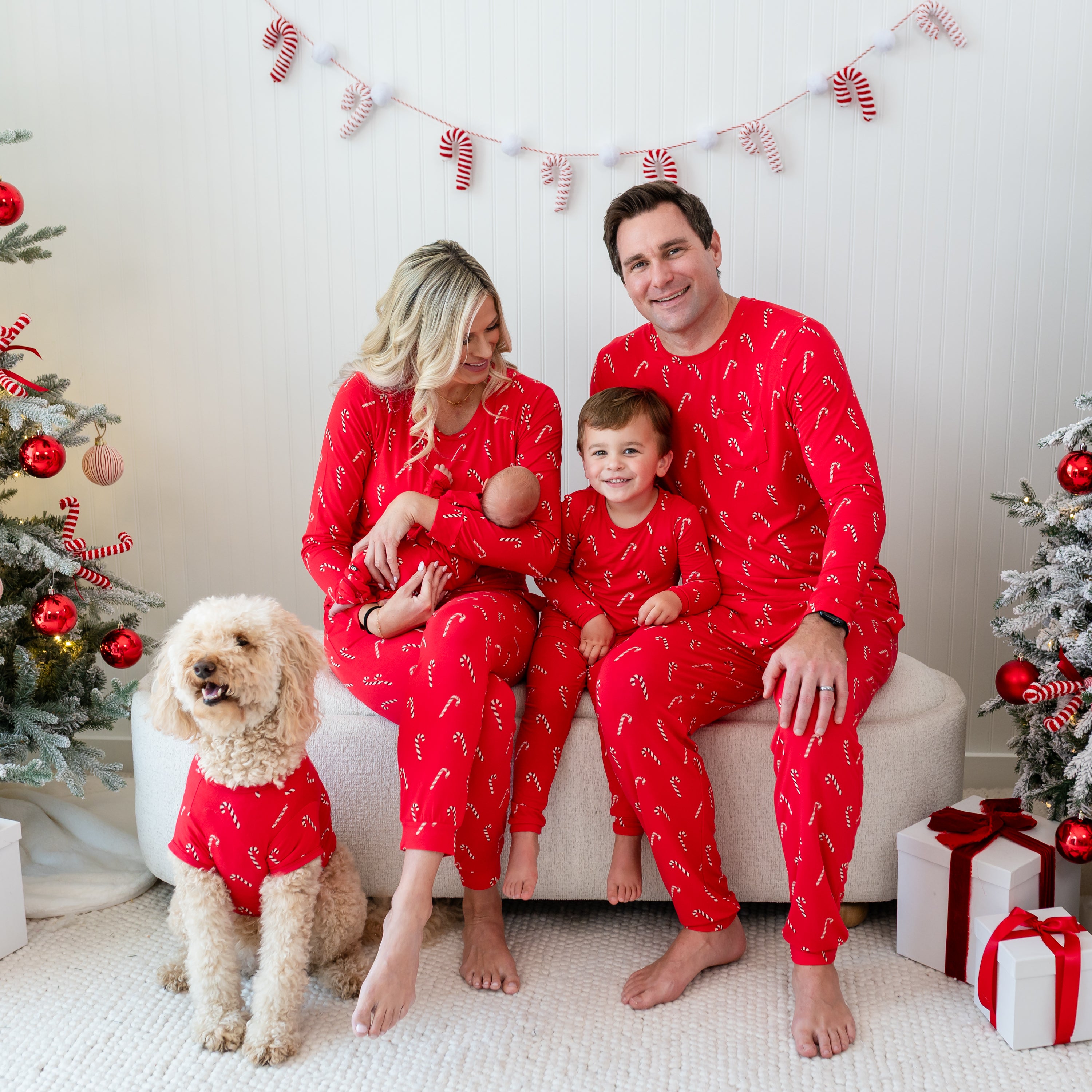 Men's Jogger Set in Candy Cane - Image 2