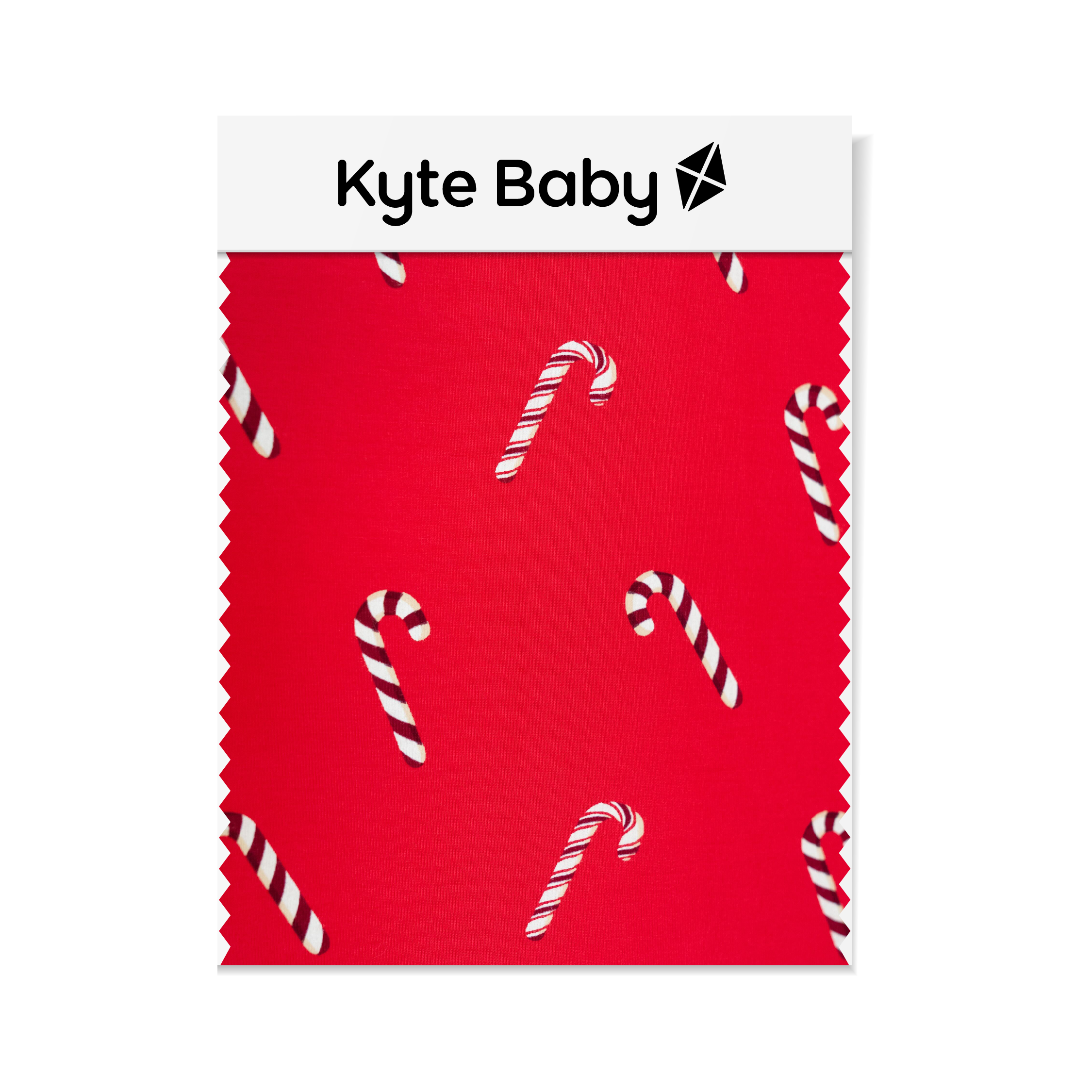 Zippered Footie in Candy Cane - Image 7