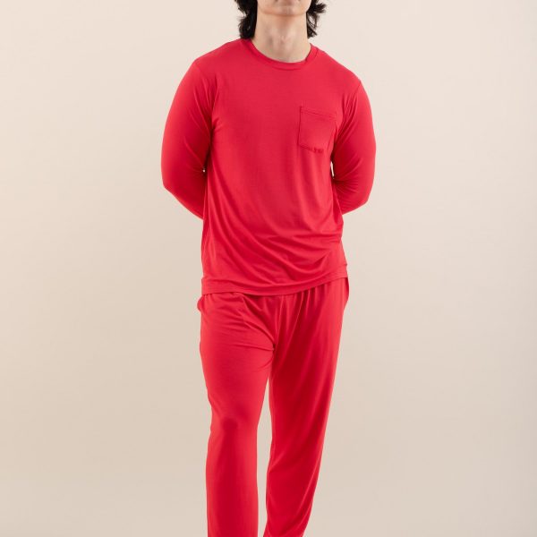 Men's Jogger Set in Cardinal