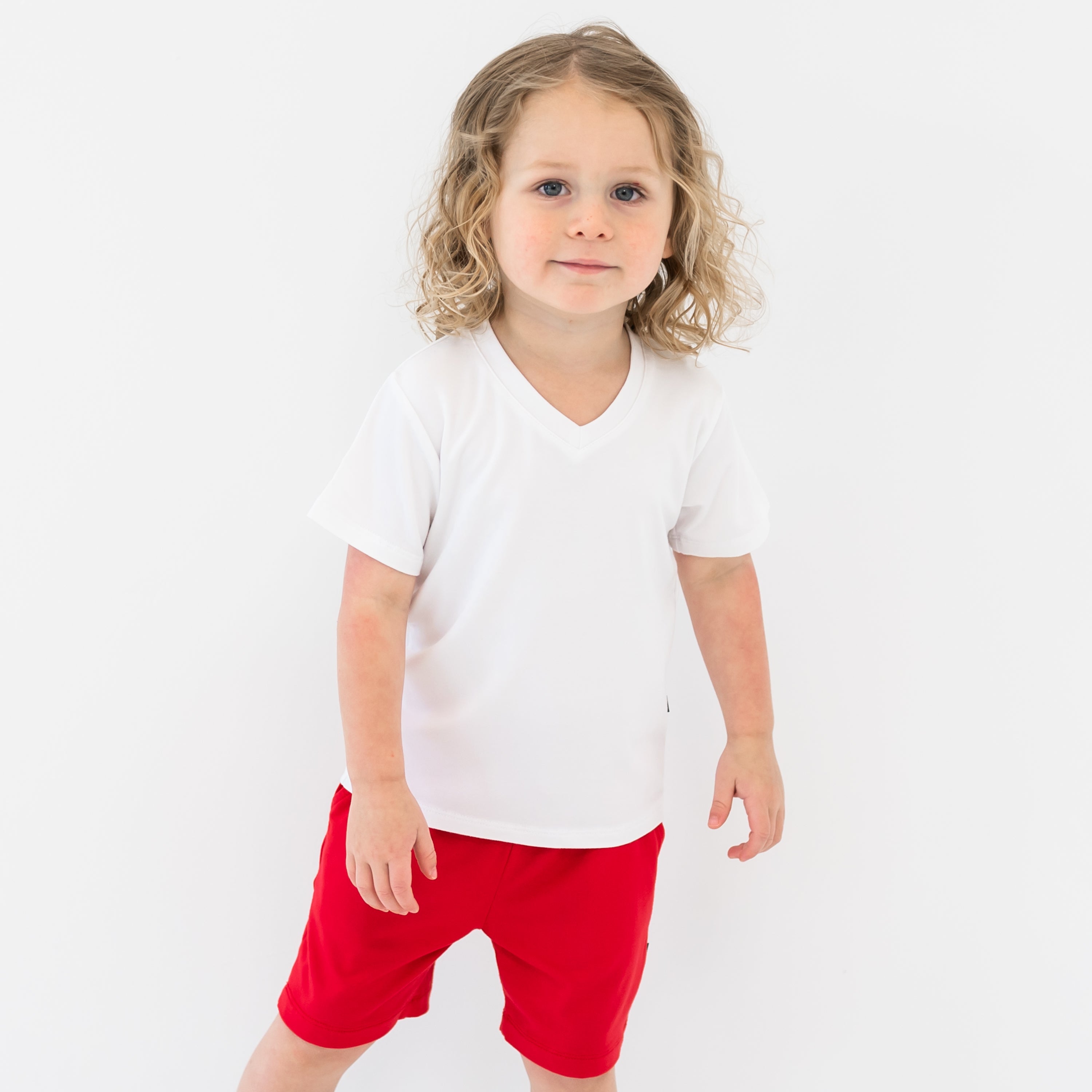 Drawstring Short in Cardinal - Image 3