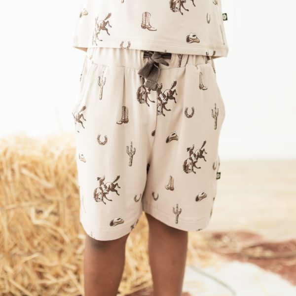 Drawstring Short in Classic Cowboy
