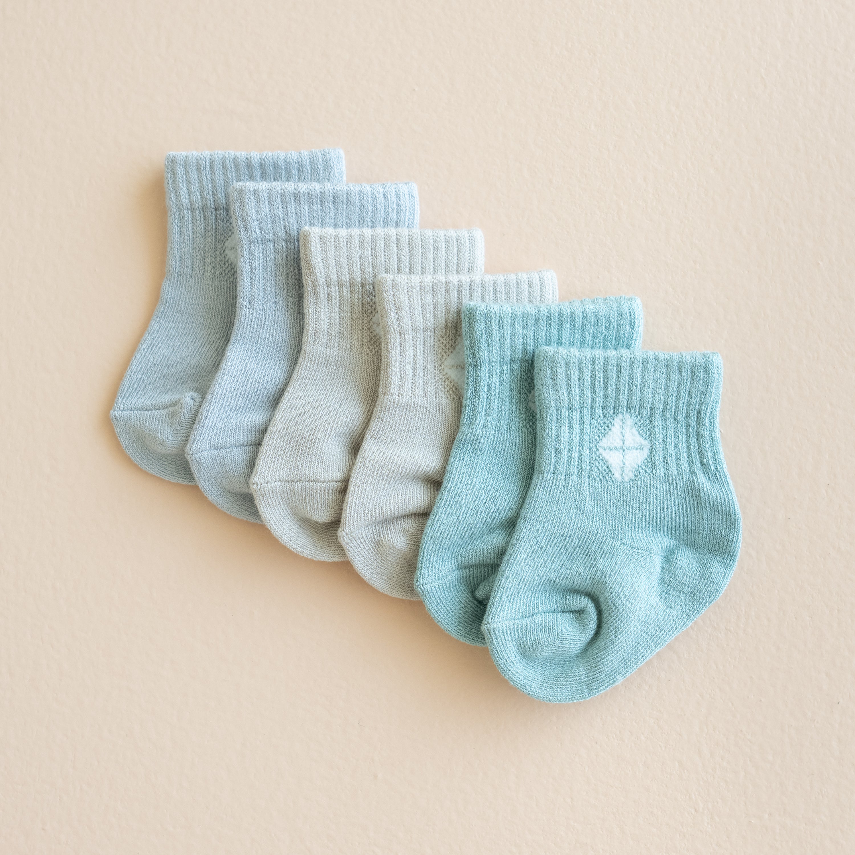 Crew Socks Combo 3-Pack in Neutral