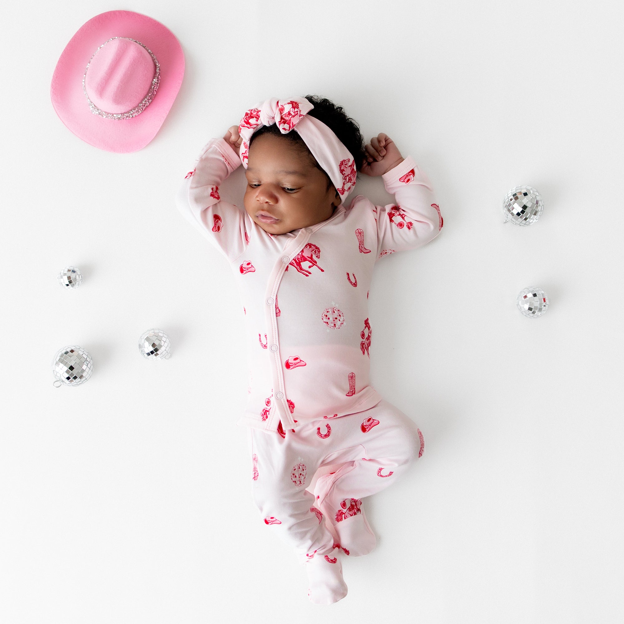 Take Me Home Set with Bow in Disco Cowgirl