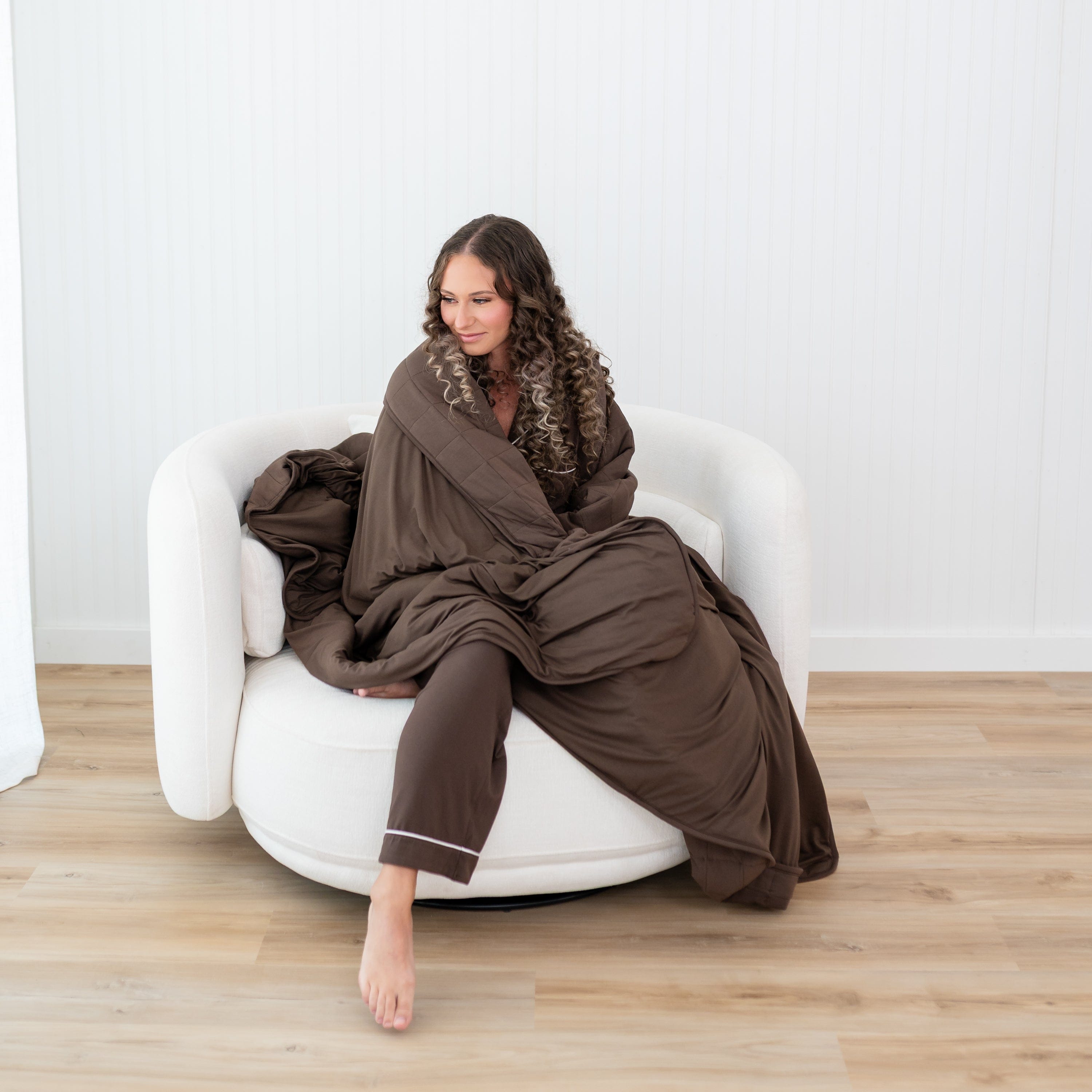 Adult Quilted Blanket in Espresso 2.5 - Image 3