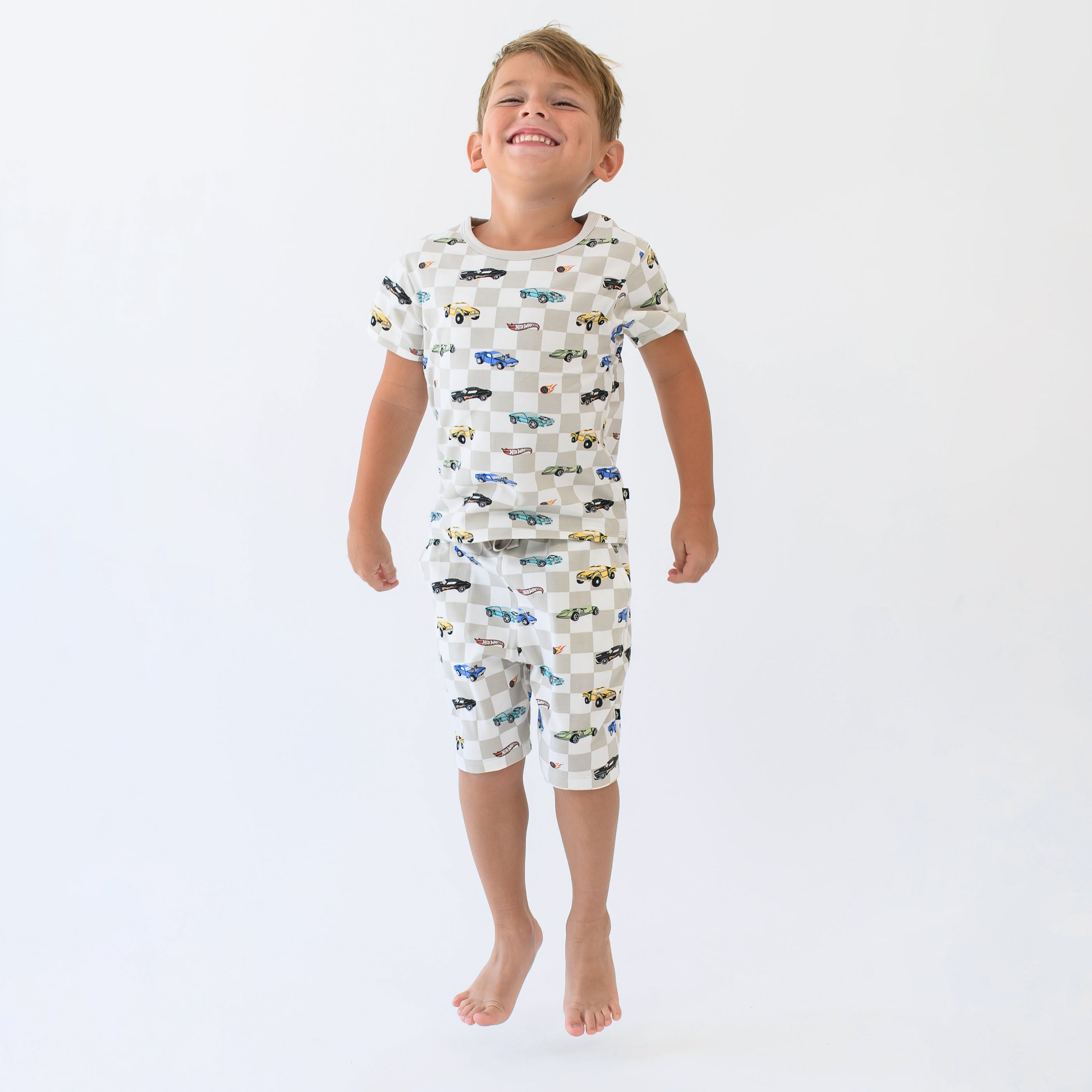Short Sleeve Pajamas in Fast and Fierce - Image 6