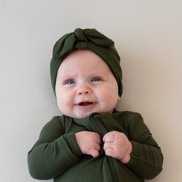 Ribbed Headwrap in Fir