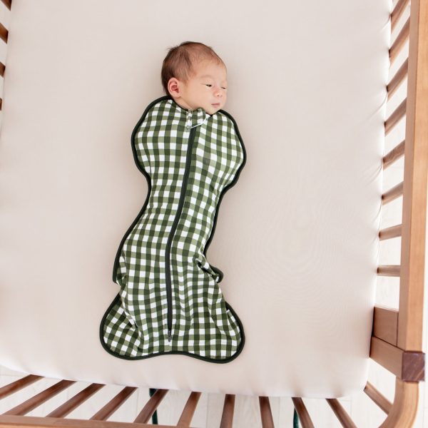 Swaddle Bag in Gingham Fir 0.5