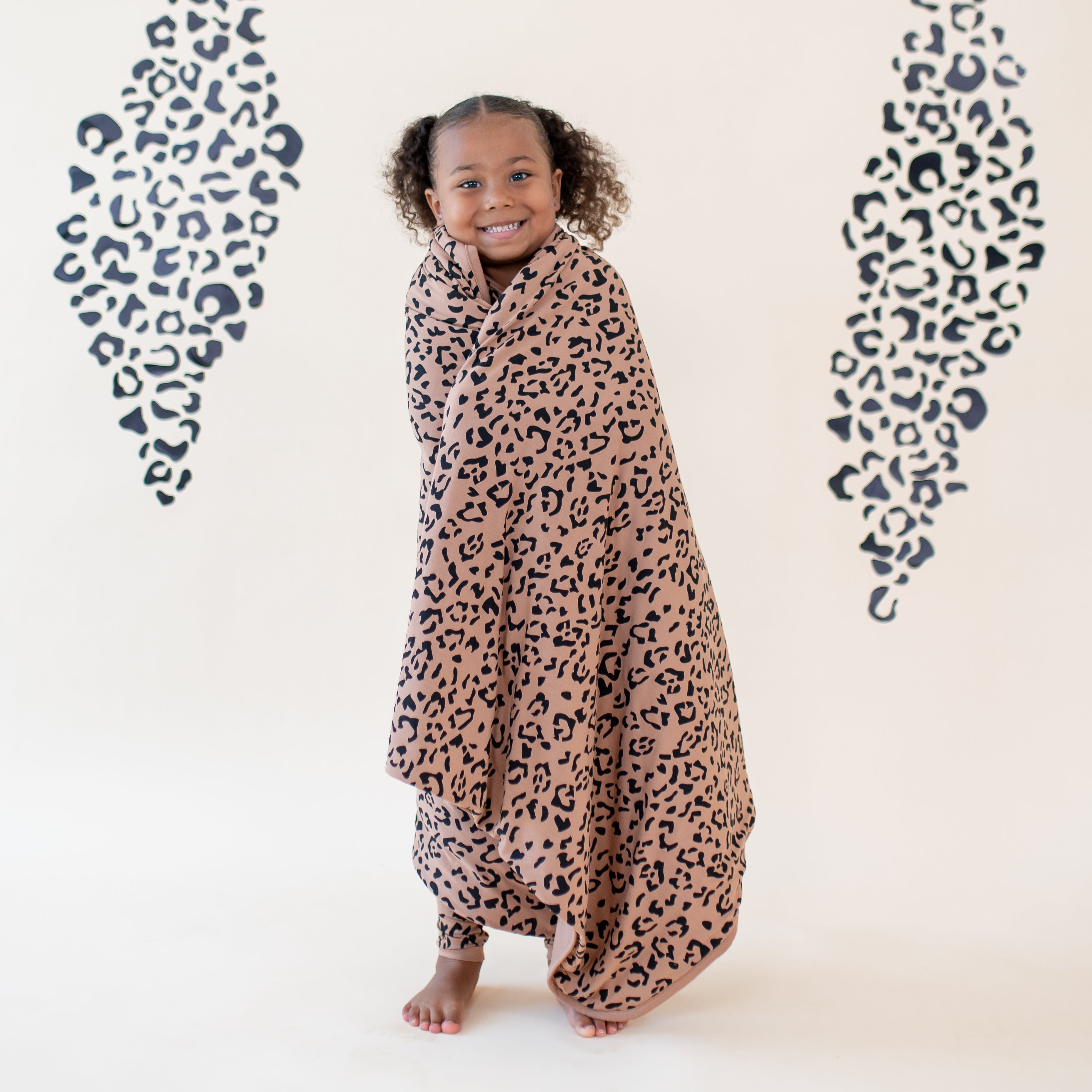 Toddler Blanket in Latte Leopard 1.0 - Image 3