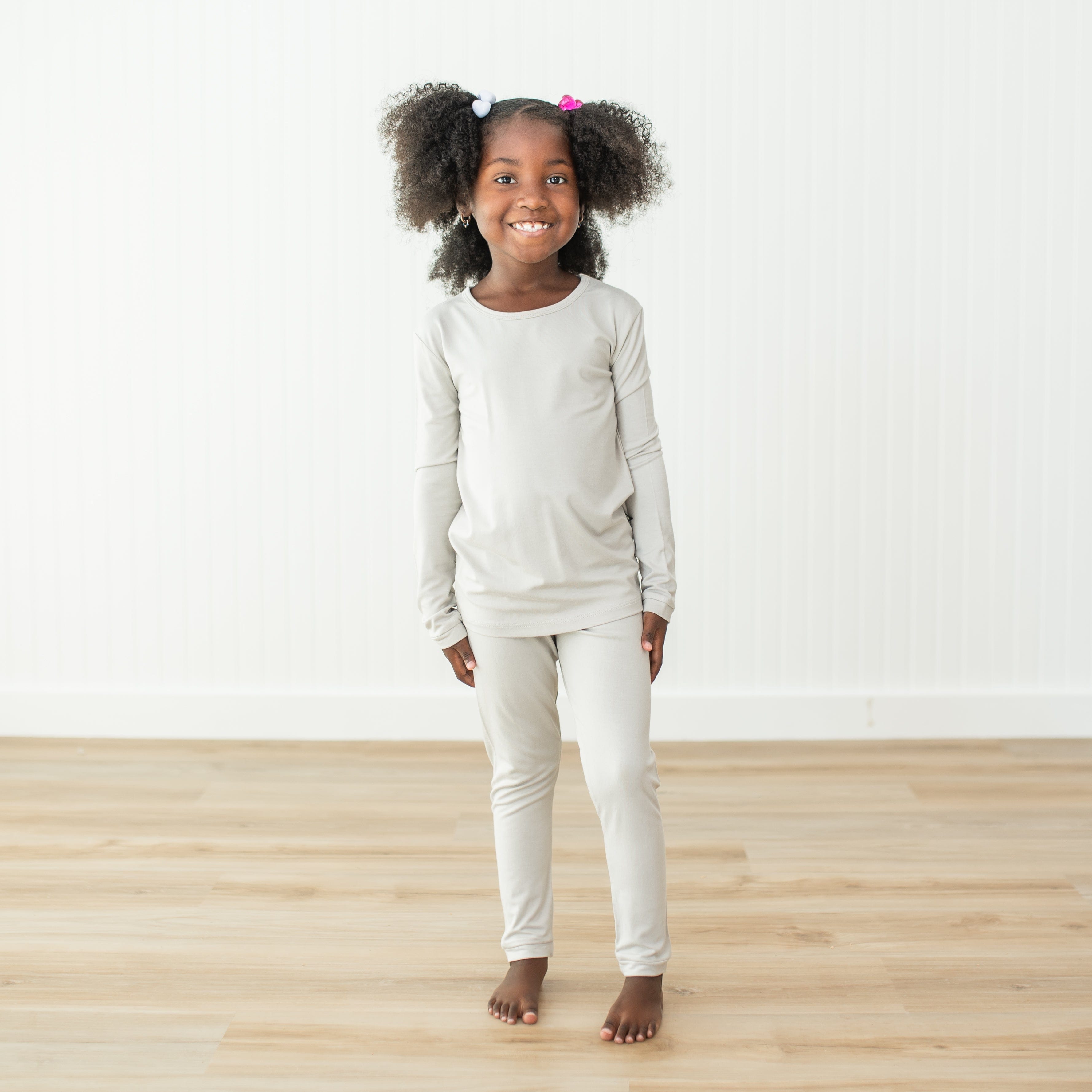 Long Sleeve Pajamas in Oat - Image 5