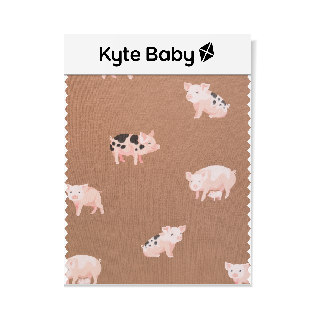 Zippered Romper in Pig - Image 6